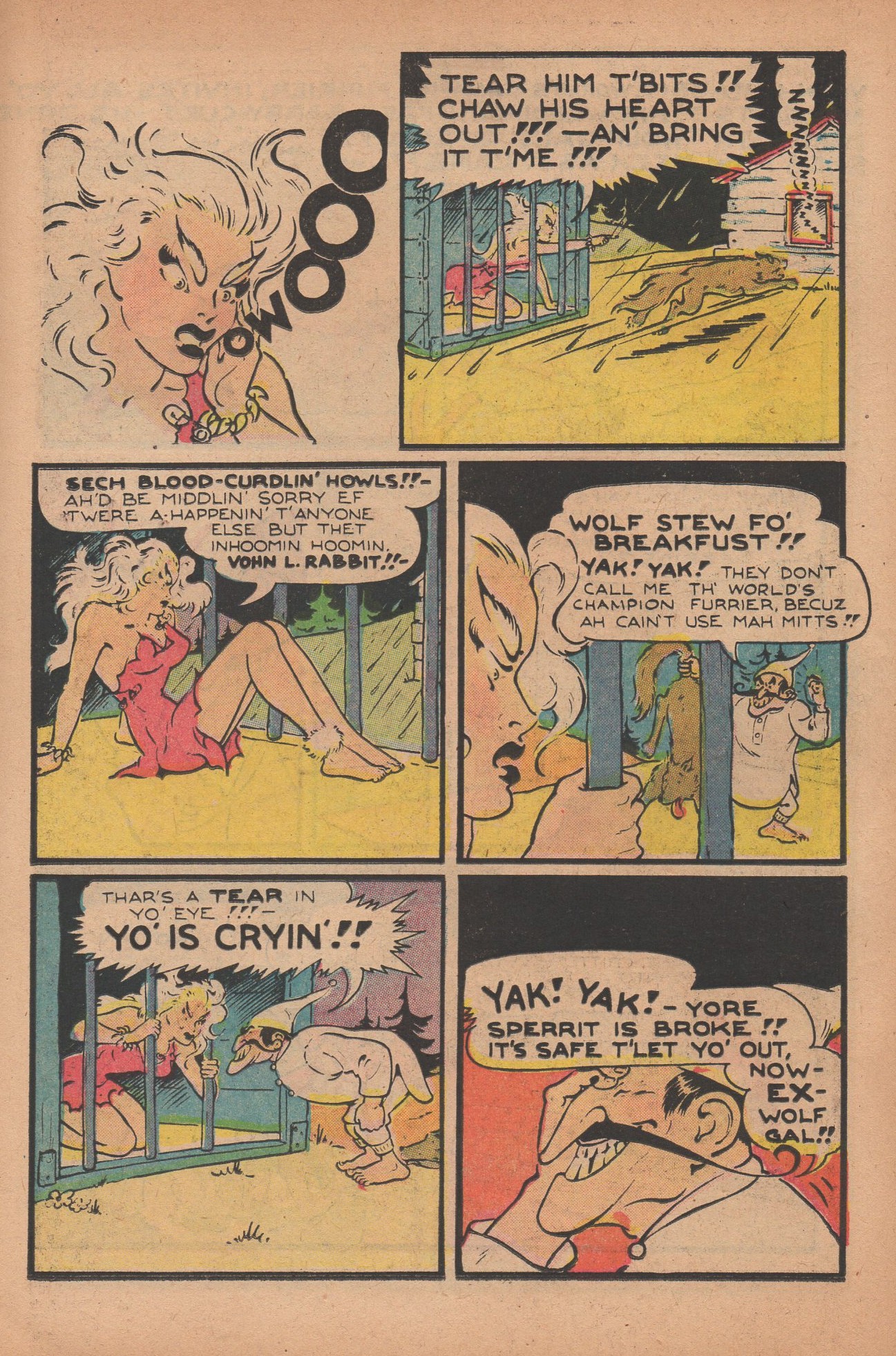 Read online Al Capp's Wolf Gal comic -  Issue #1 - 11