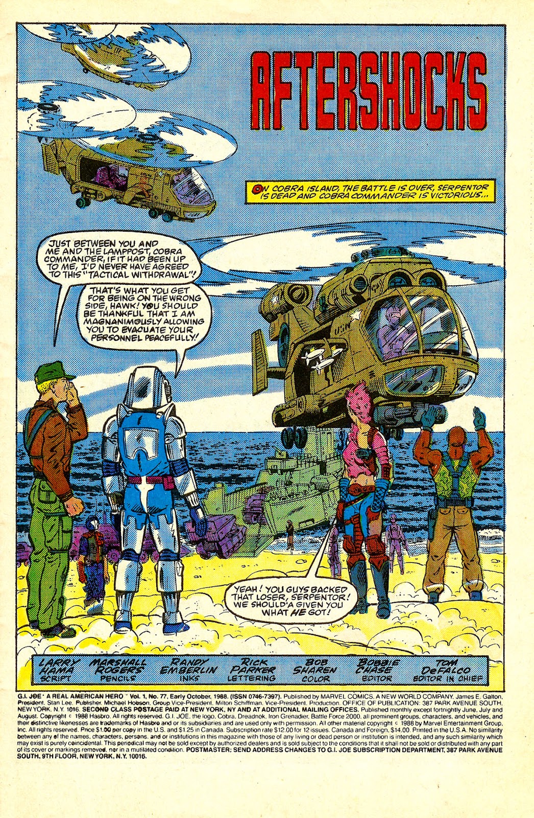 G.I. Joe: A Real American Hero issue 77 - Page 2