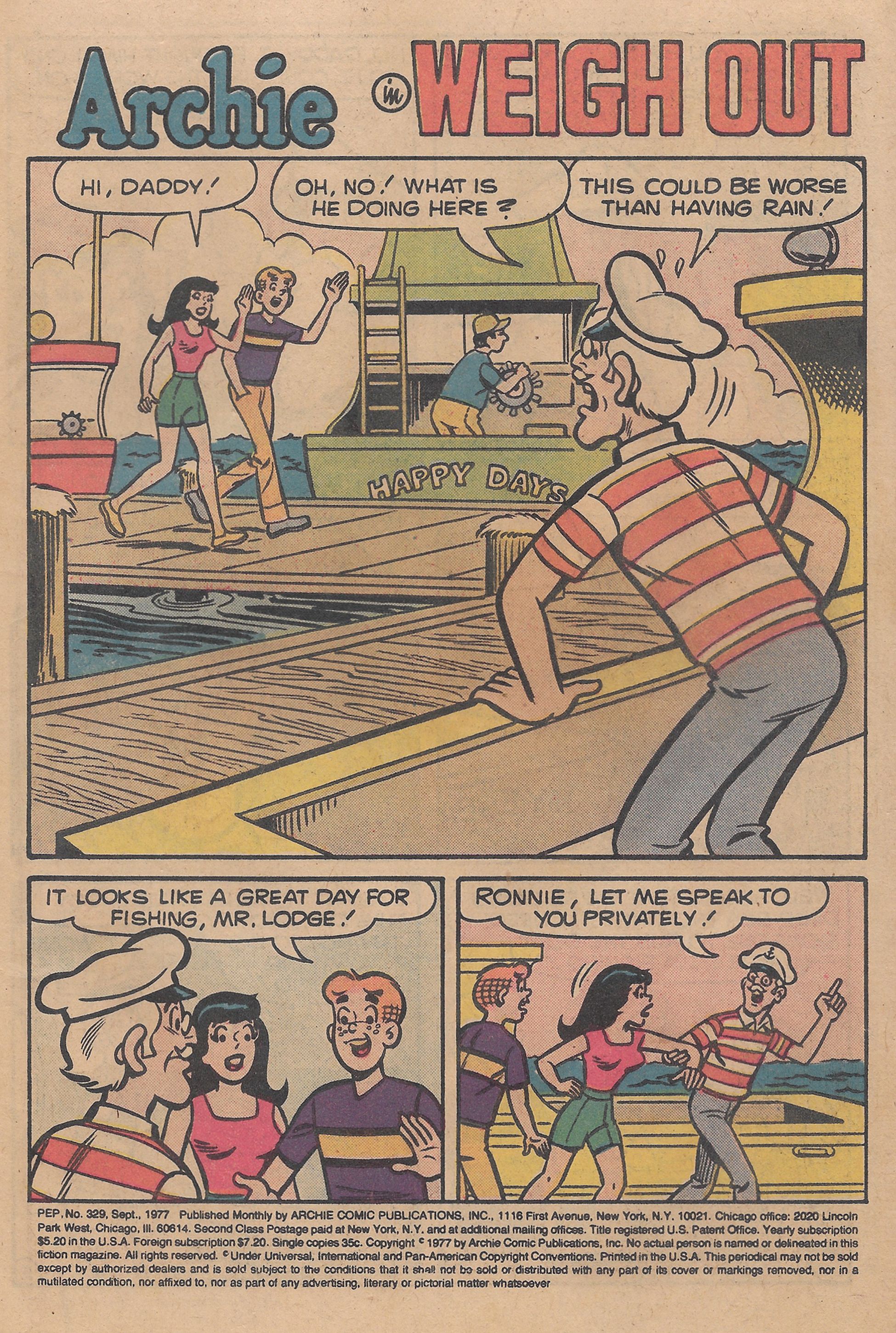 Read online Pep Comics comic -  Issue #329 - 3