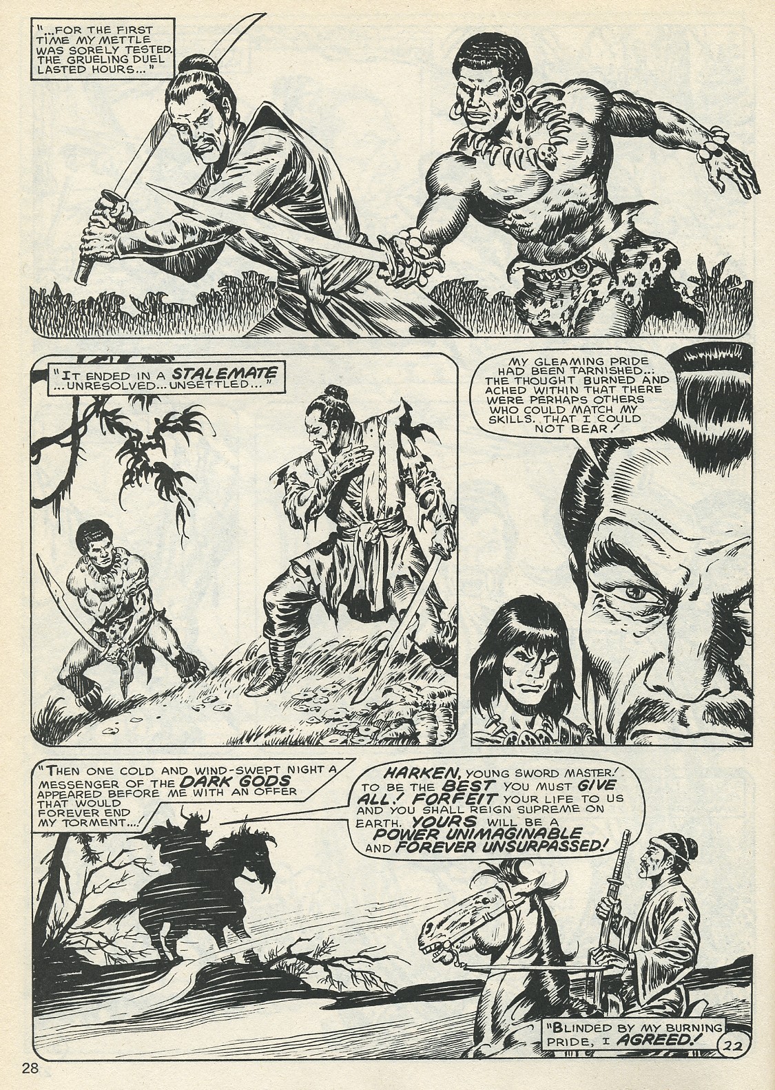 Read online The Savage Sword Of Conan comic -  Issue #132 - 28