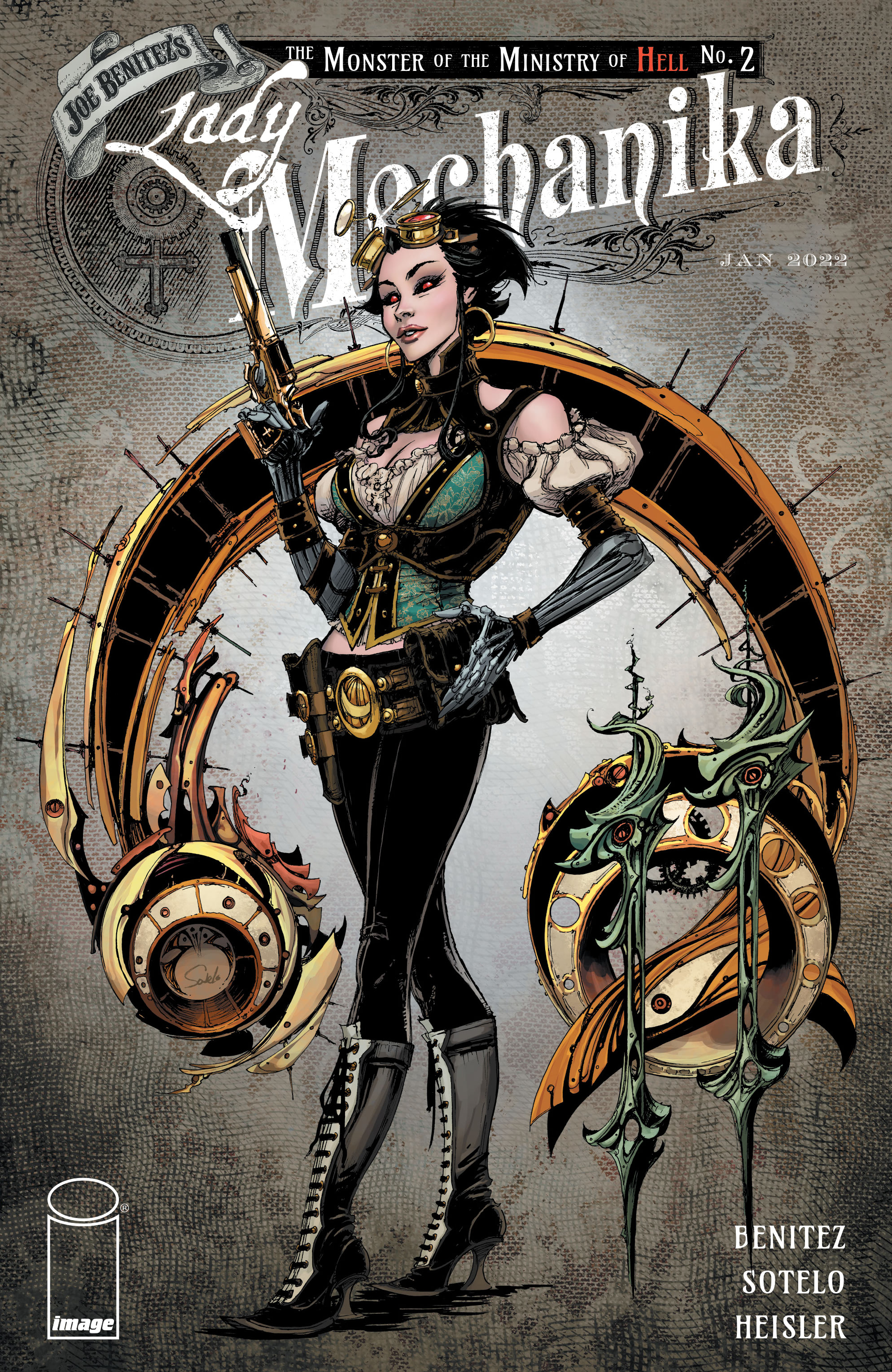 Read online Lady Mechanika: The Monster of The Ministry of Hell comic -  Issue #2 - 1