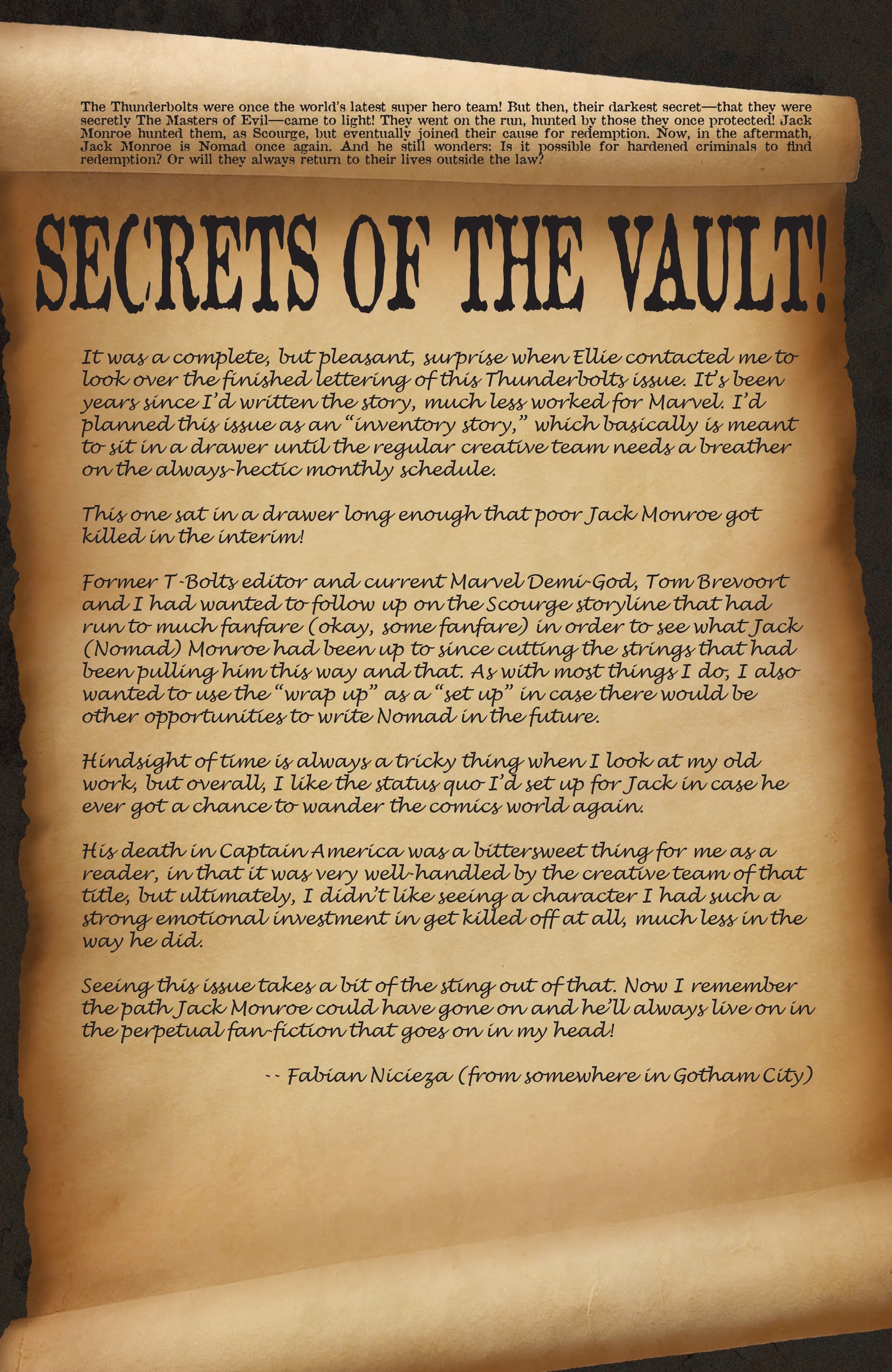 Read online Tales From the Marvel Vault comic -  Issue # TPB - 28