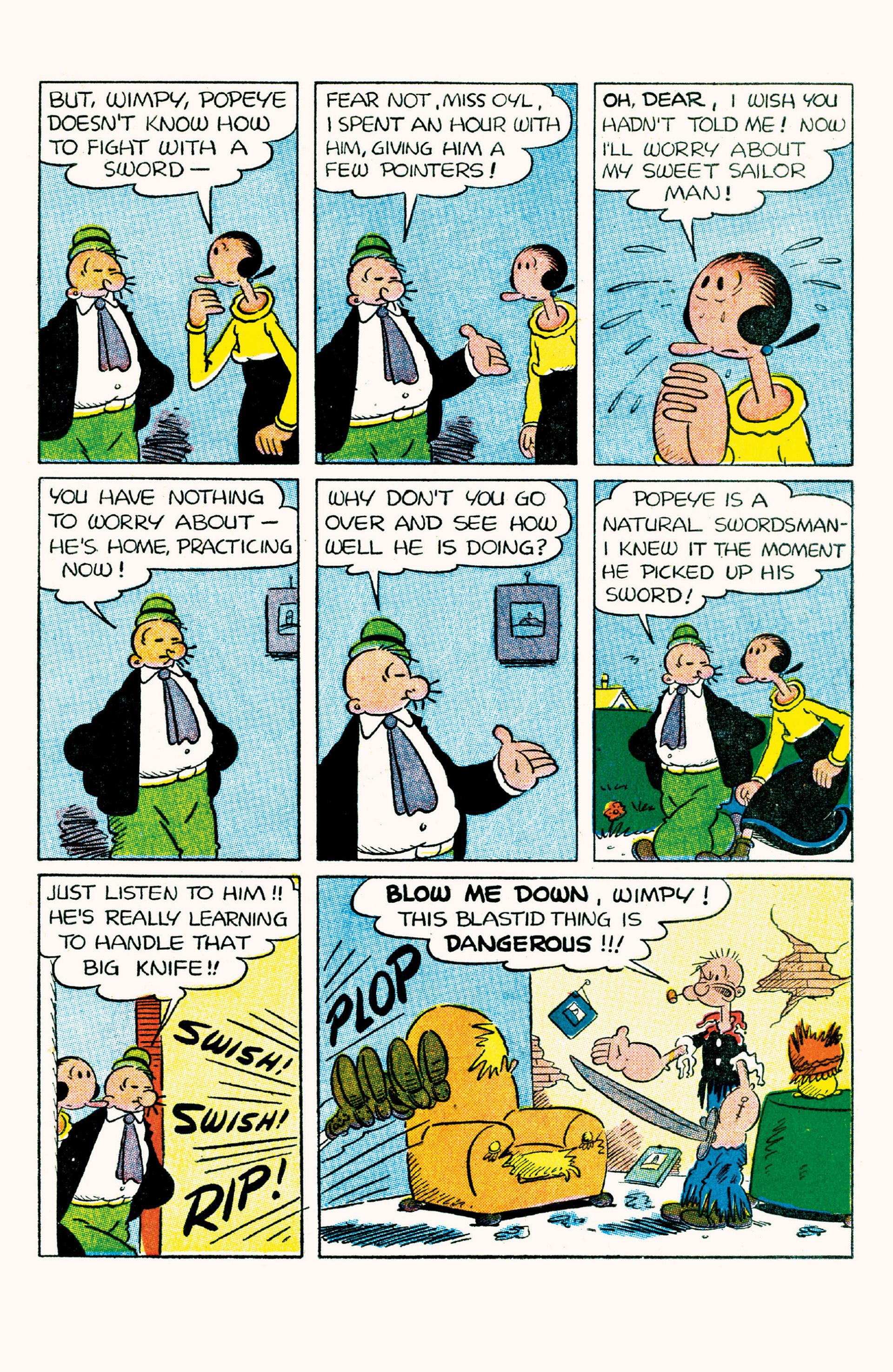 Read online Classic Popeye comic -  Issue #10 - 37