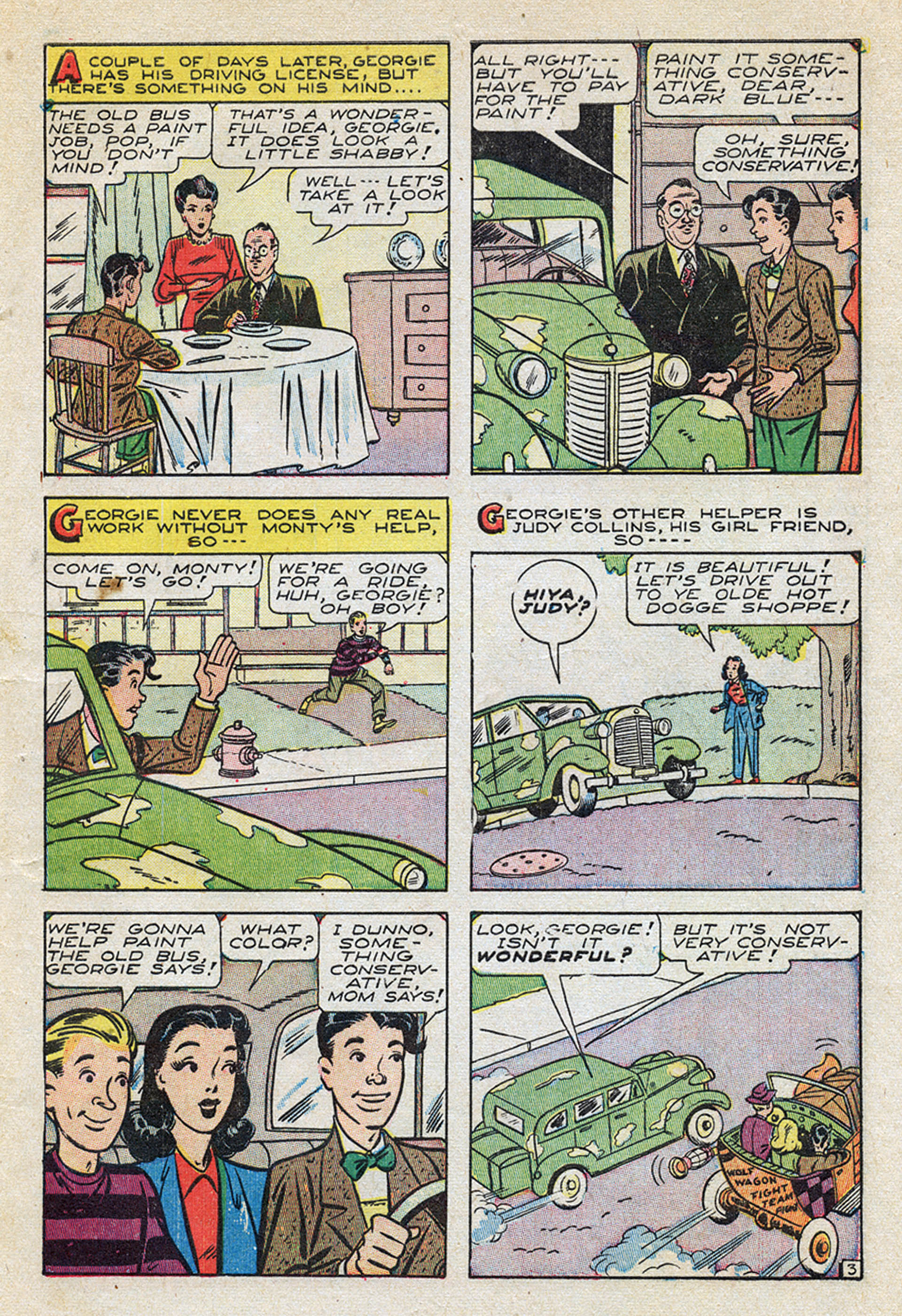 Read online Georgie Comics (1945) comic -  Issue #4 - 5