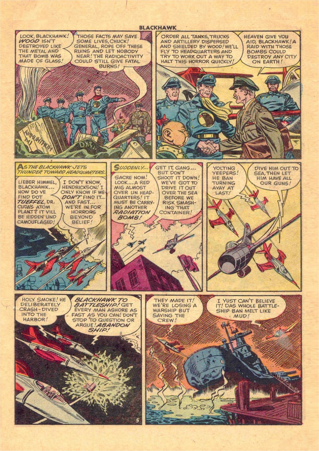 Read online Blackhawk (1957) comic -  Issue #67 - 6