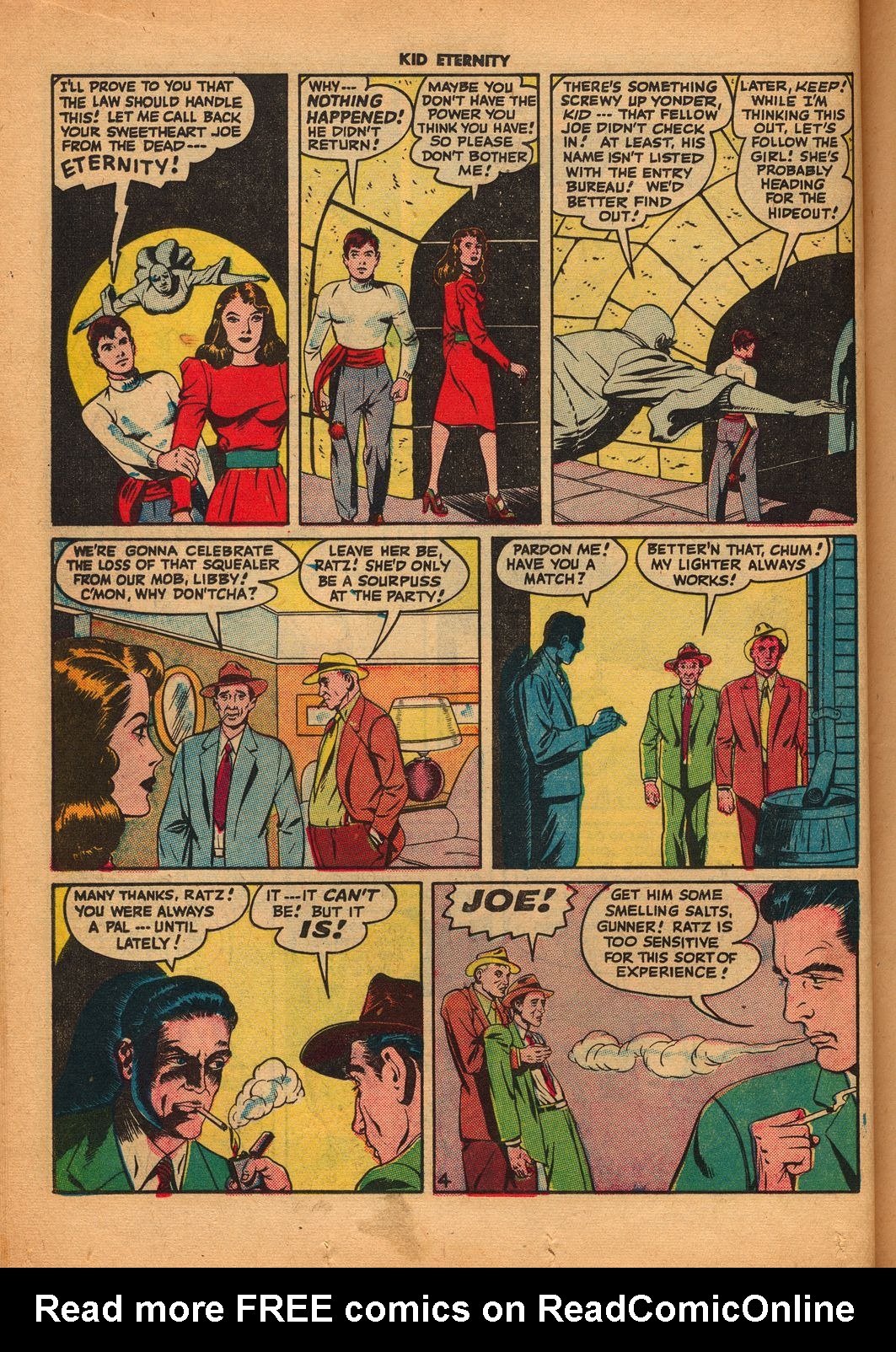 Read online Kid Eternity (1946) comic -  Issue #5 - 18