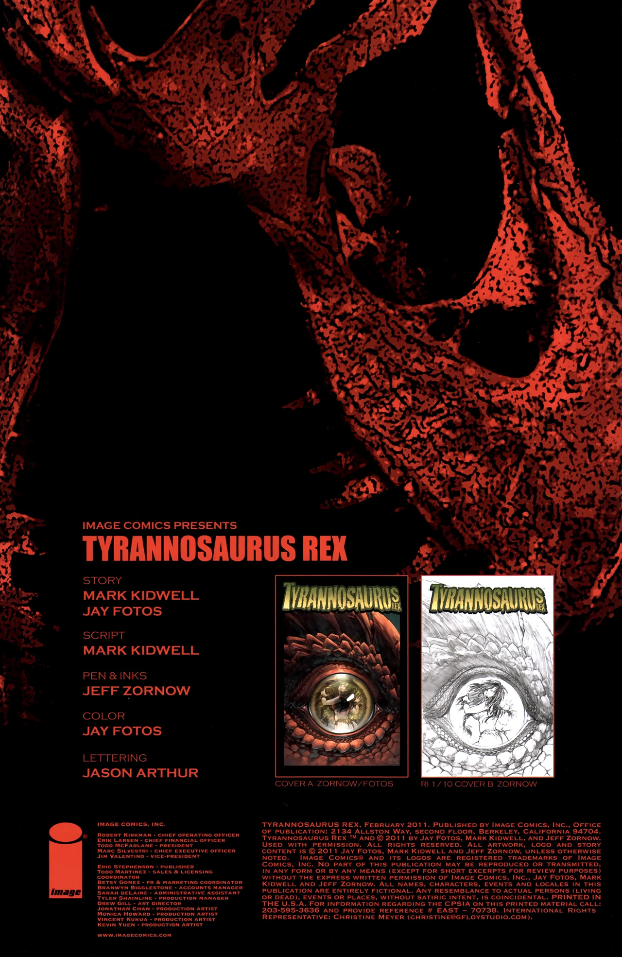 Read online Tyrannosaurus Rex comic -  Issue # Full - 2