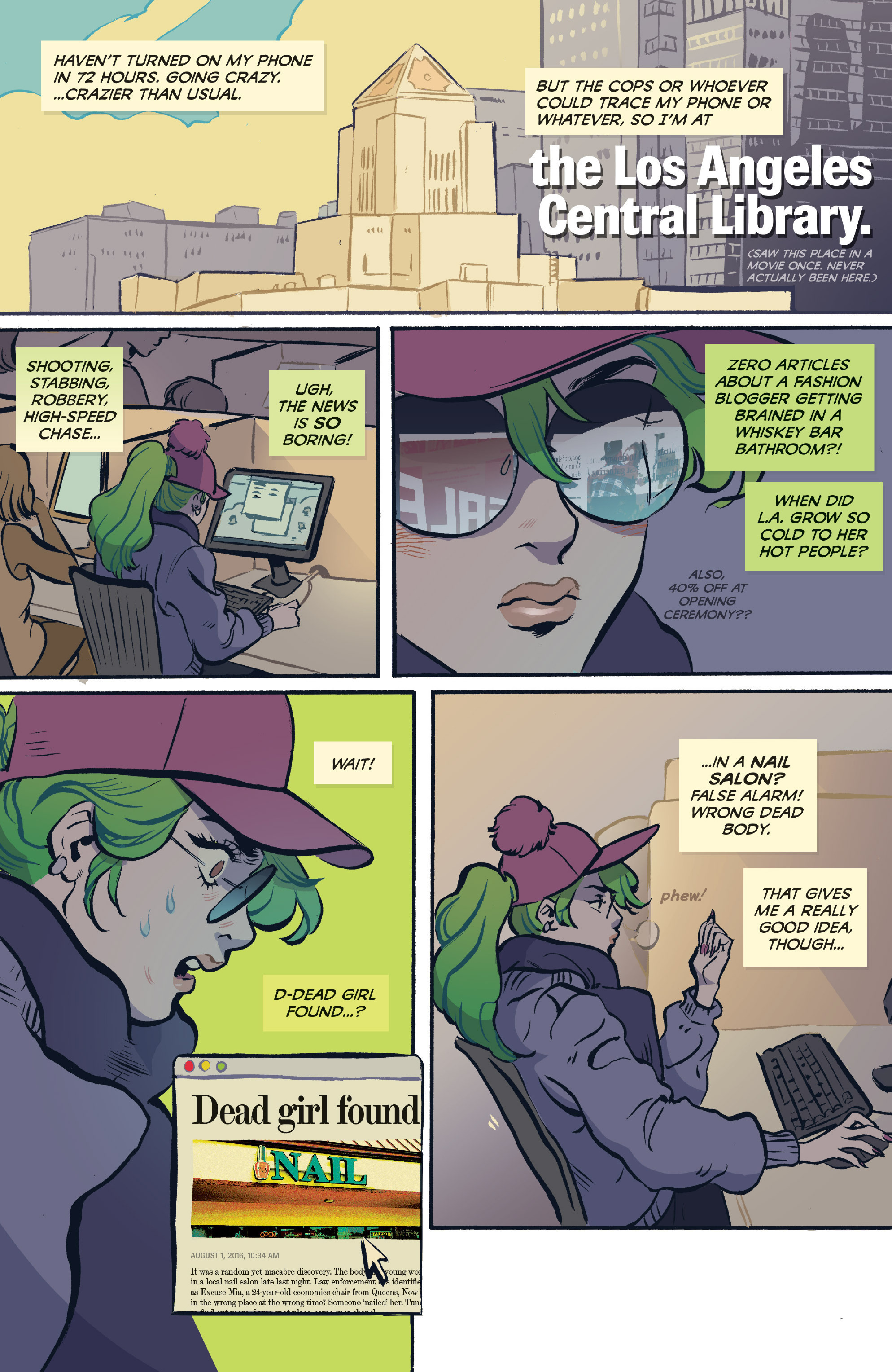 Read online Snotgirl comic -  Issue #2 - 5