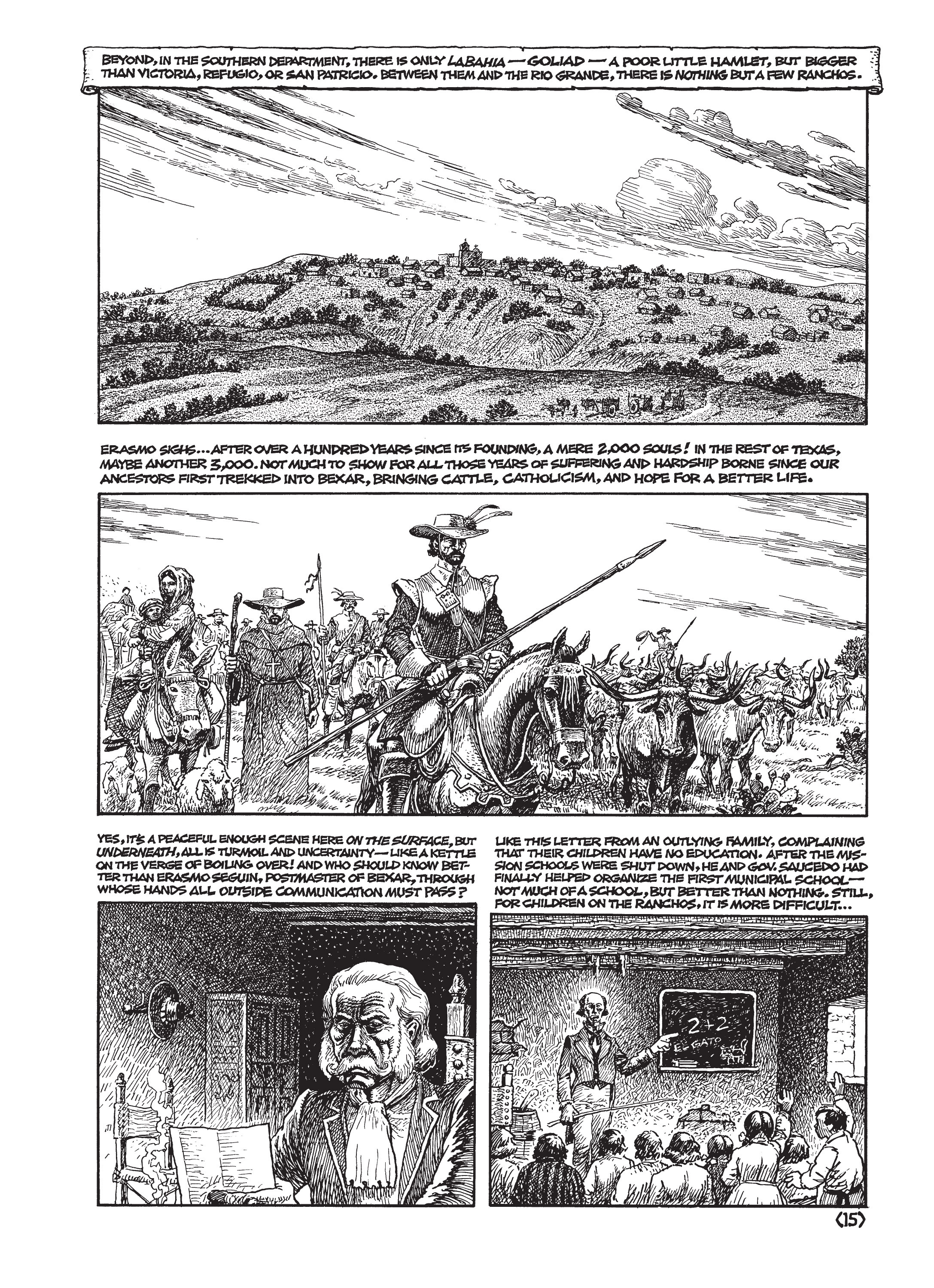 Read online Jack Jackson's American History: Los Tejanos and Lost Cause comic -  Issue # TPB (Part 1) - 19
