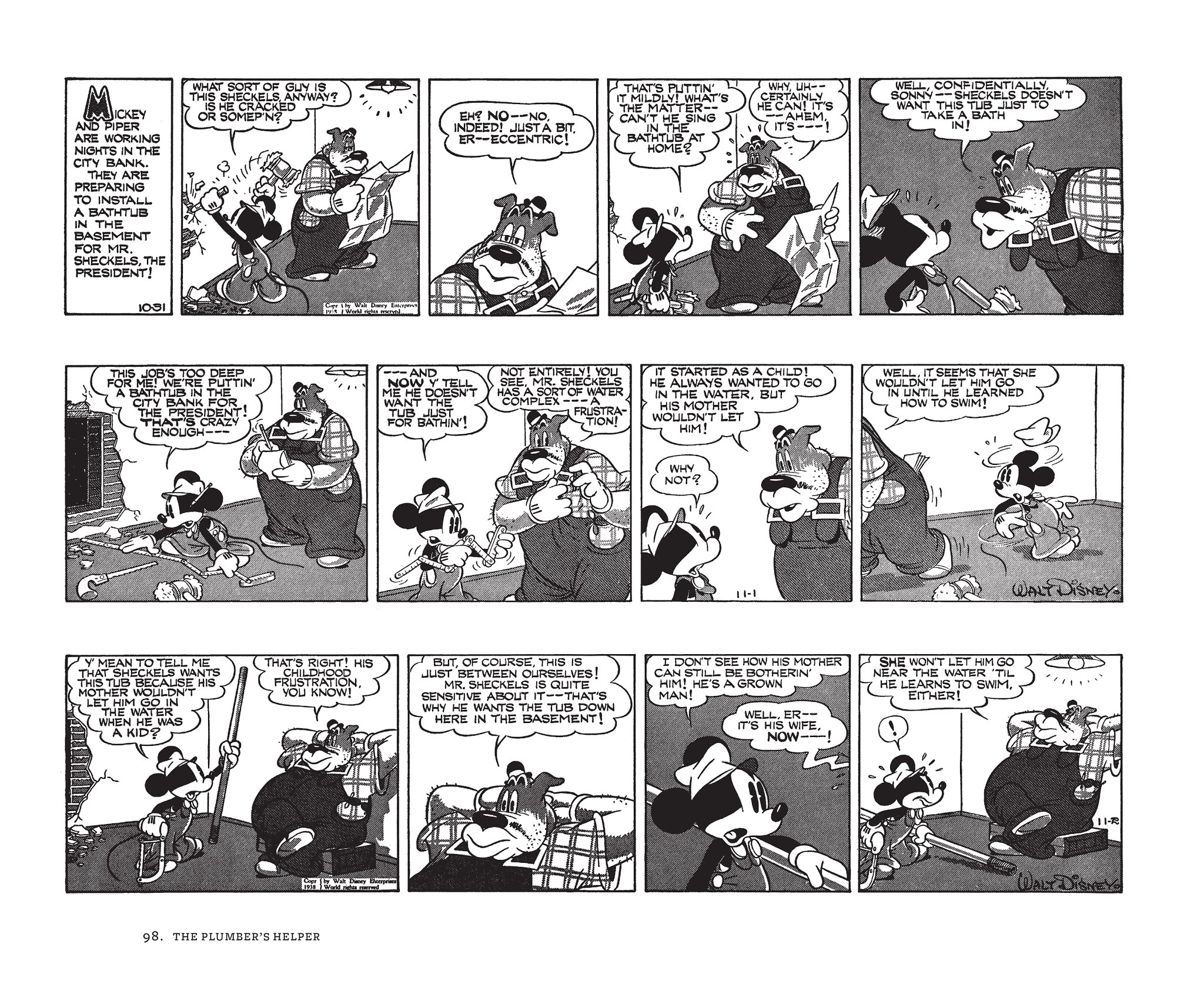 Read online Walt Disney's Mickey Mouse by Floyd Gottfredson comic -  Issue # TPB 5 (Part 1) - 98