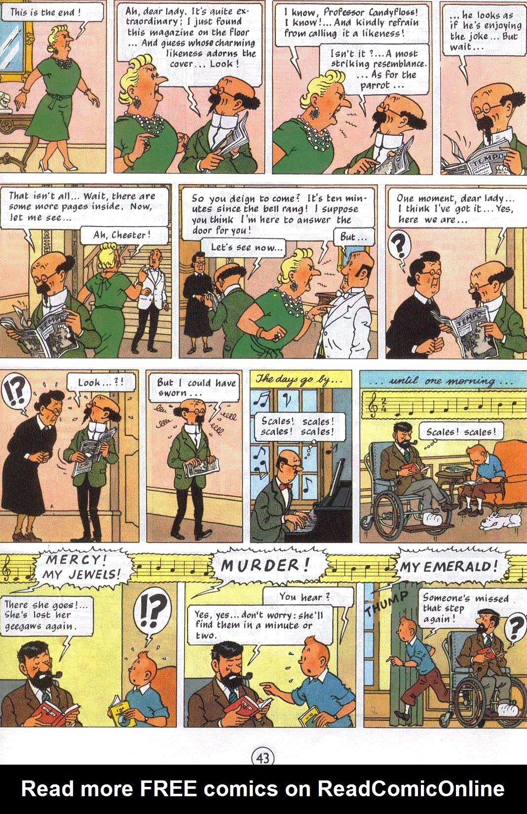 Read online The Adventures of Tintin comic -  Issue #21 - 45