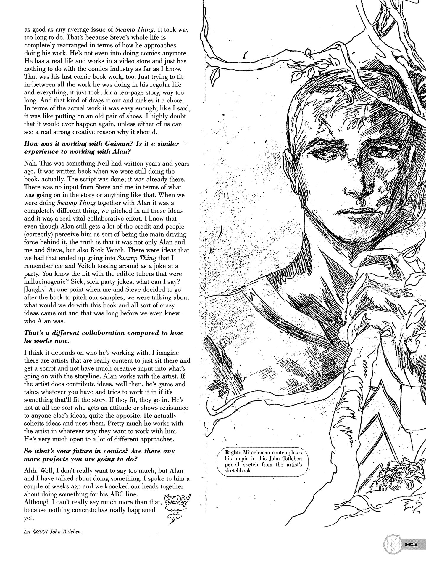 Read online Kimota!: The Miracleman Companion comic -  Issue # Full - 96