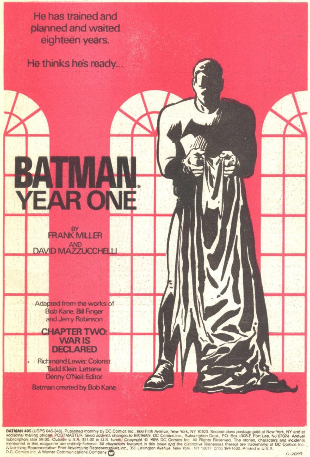 Read online Batman: Year One comic -  Issue #2 - 2