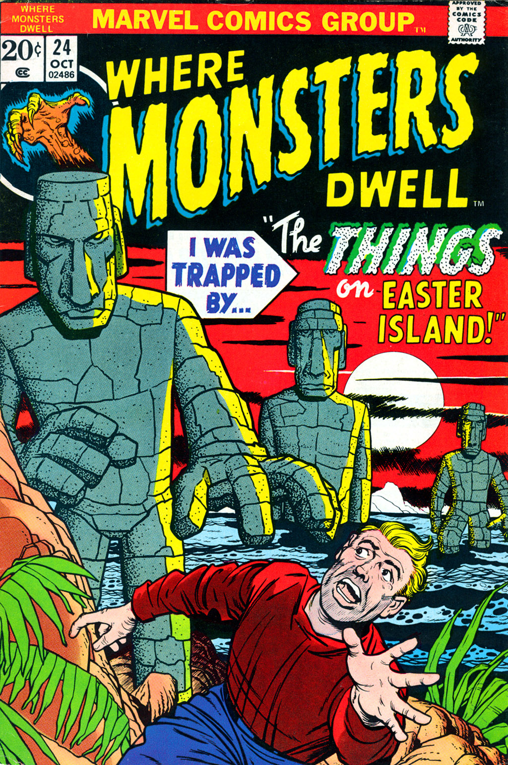 Read online Where Monsters Dwell (1970) comic -  Issue #24 - 1