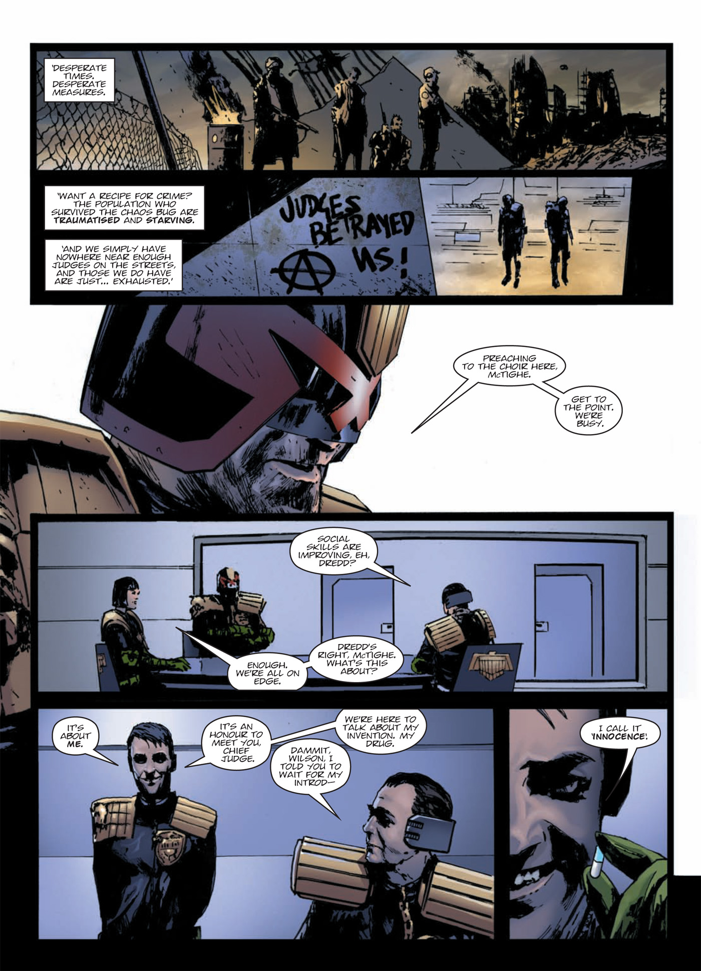 Read online Judge Dredd: Day of Chaos: Fallout comic -  Issue # TPB (Part 1) - 37