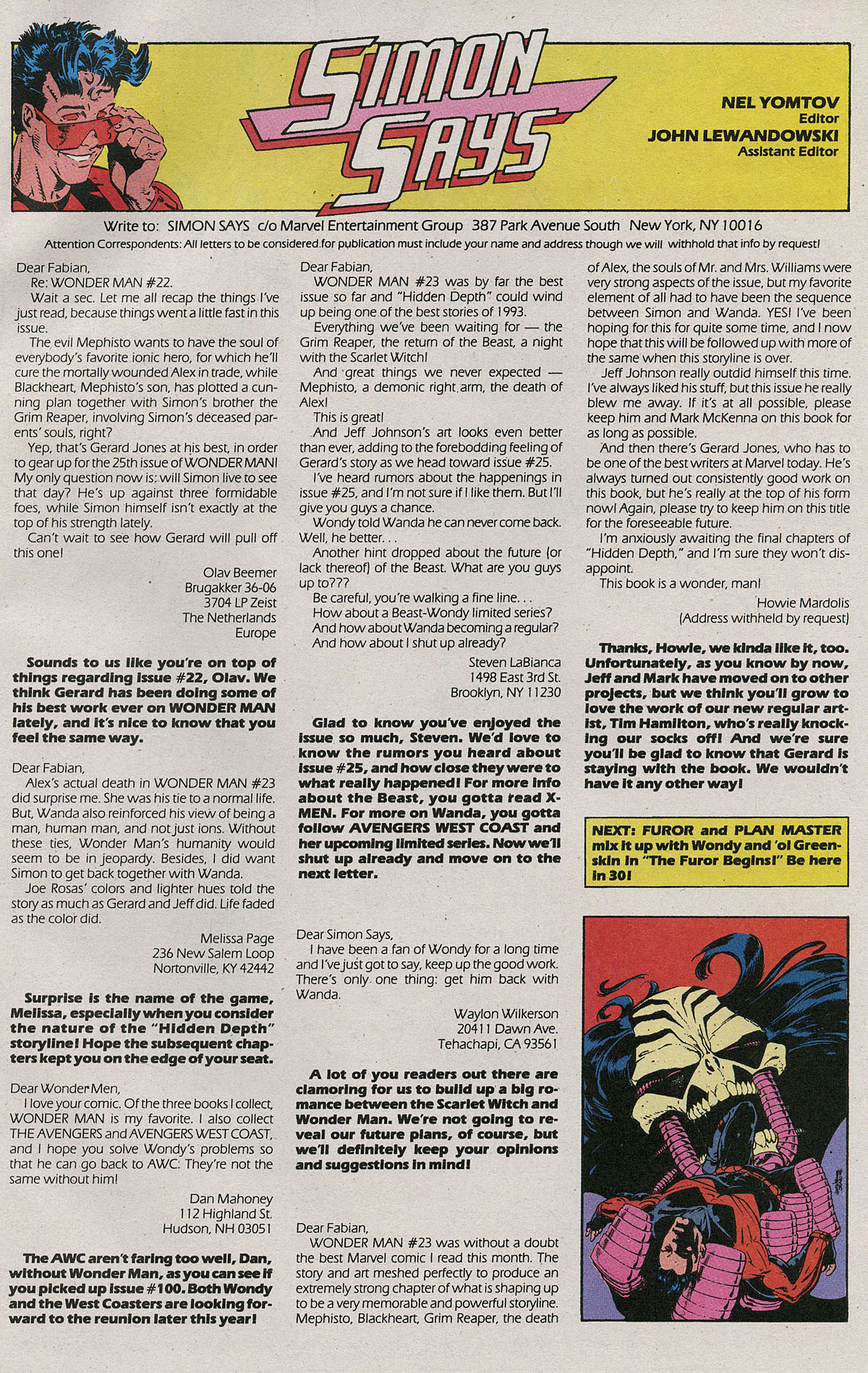 Read online Wonder Man (1991) comic -  Issue #26 - 24