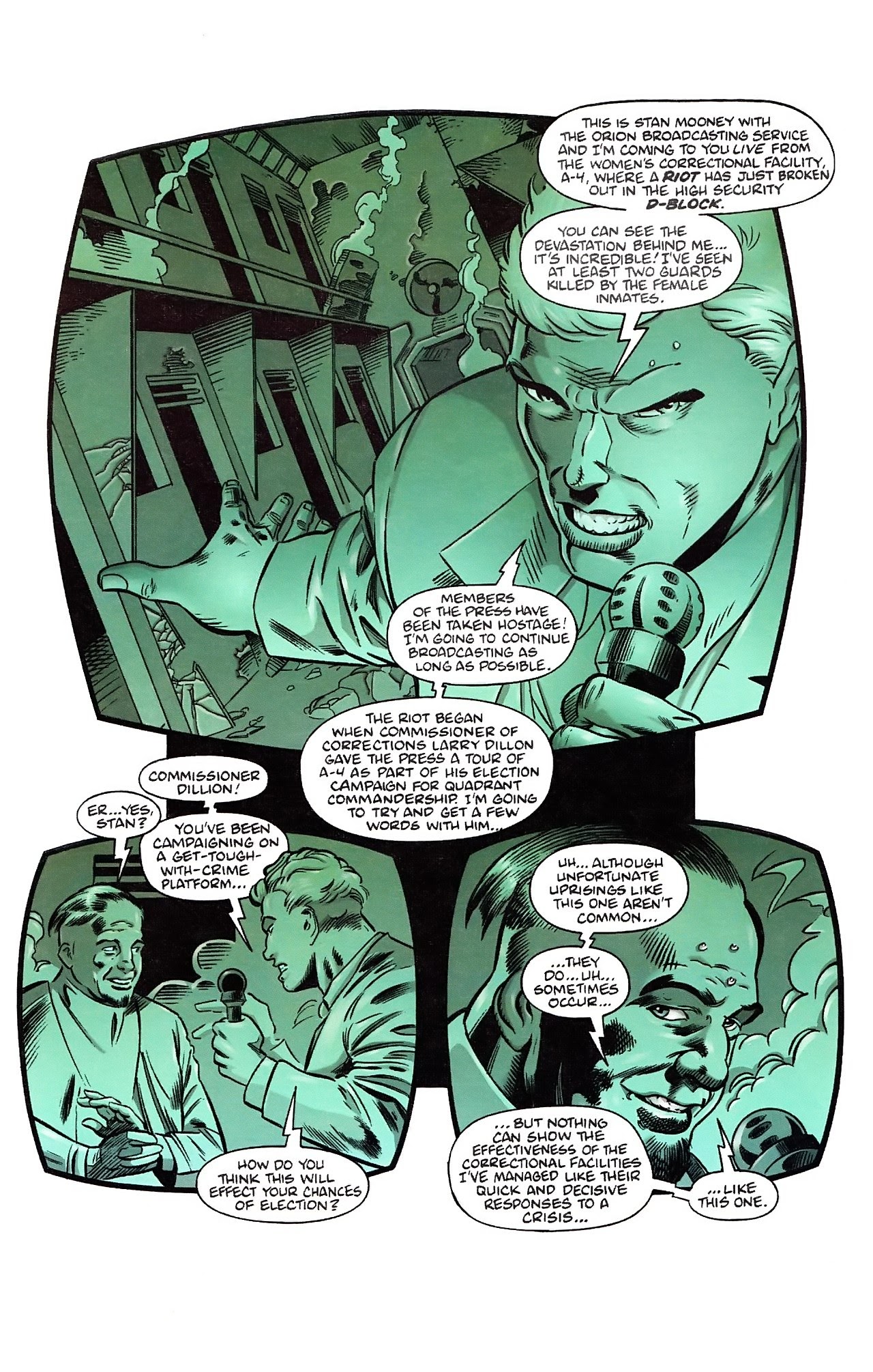 Read online Caged Heat 3000 comic -  Issue #3 - 3