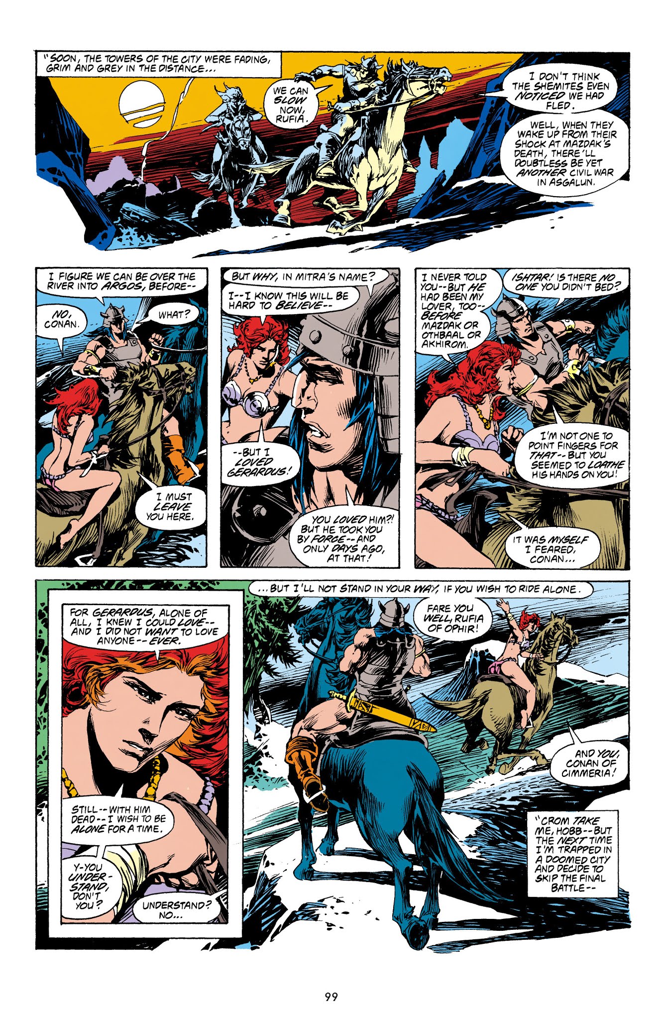Read online The Chronicles of Conan comic -  Issue # TPB 33 (Part 1) - 100