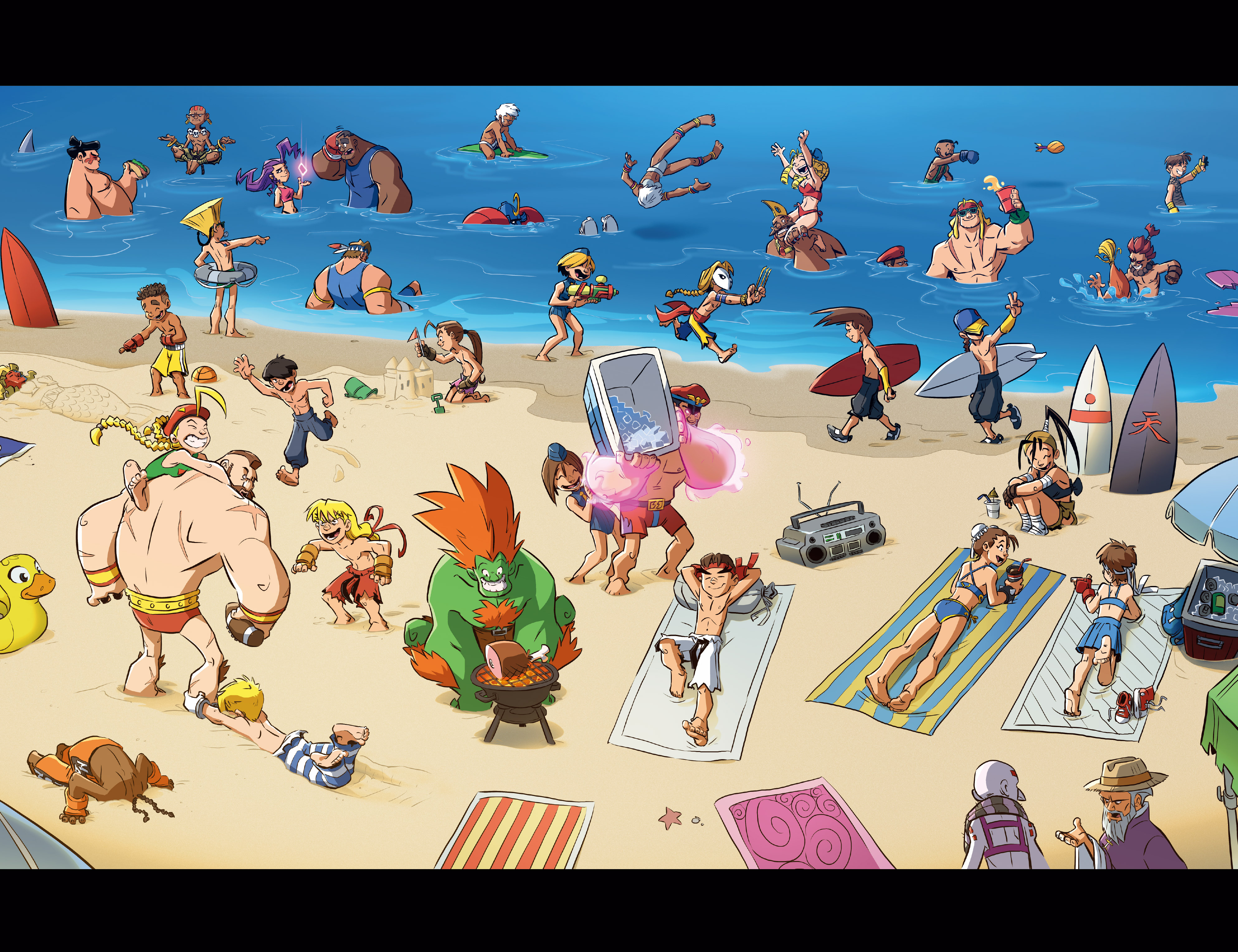 Read online Street Fighter Swimsuit Special comic -  Issue # Full - 24