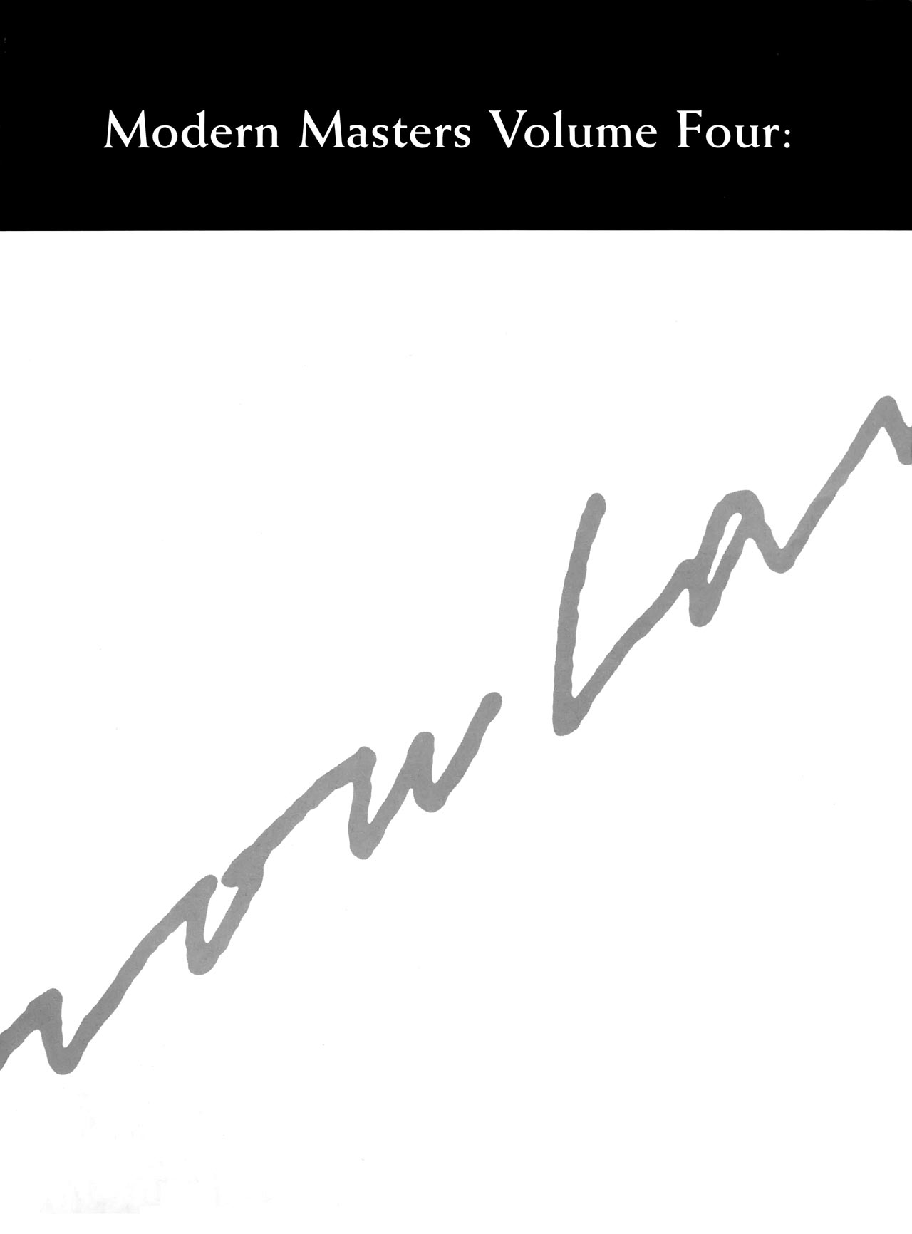 Read online Modern Masters comic -  Issue #4 - 2