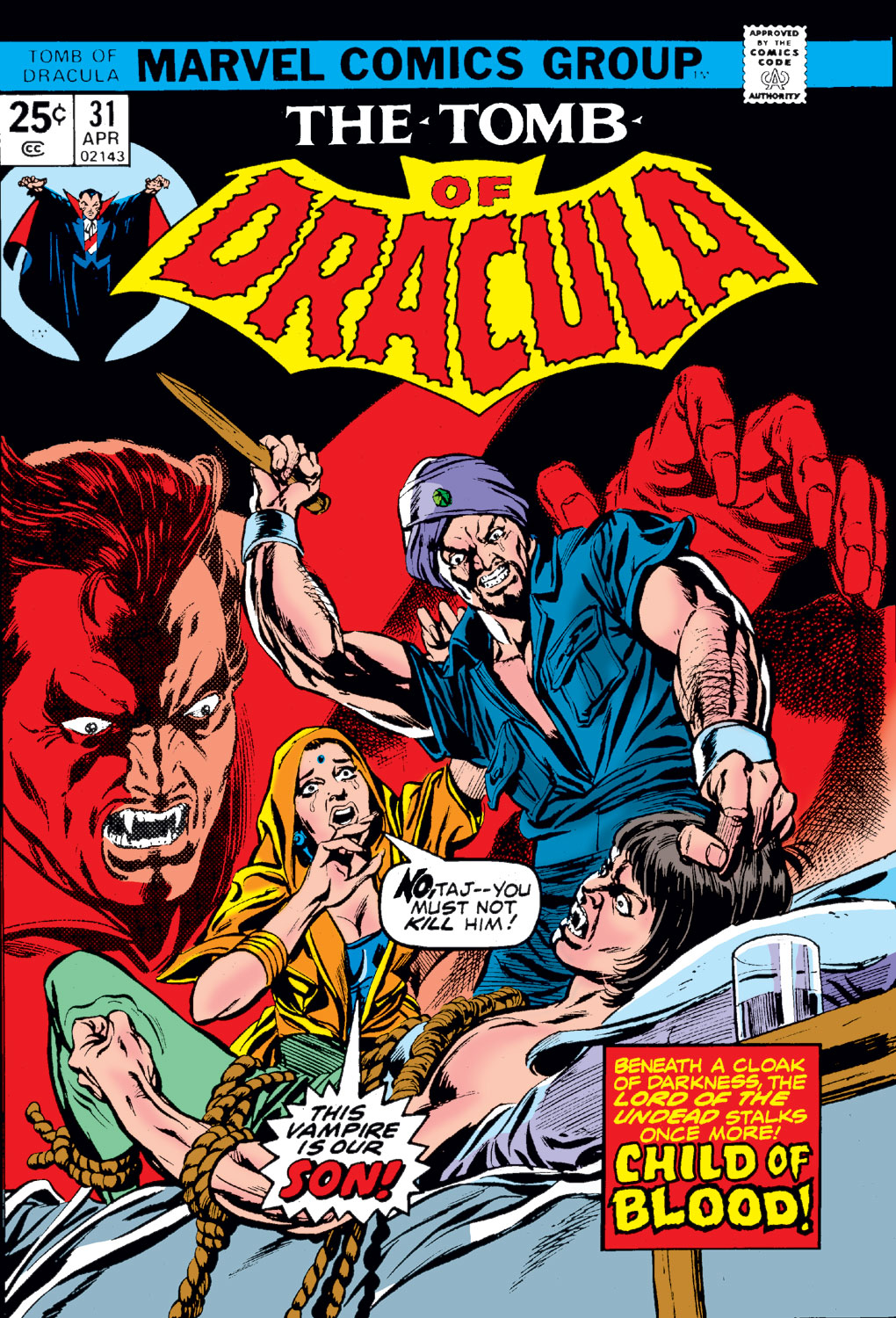 Read online Tomb of Dracula (1972) comic -  Issue #31 - 1