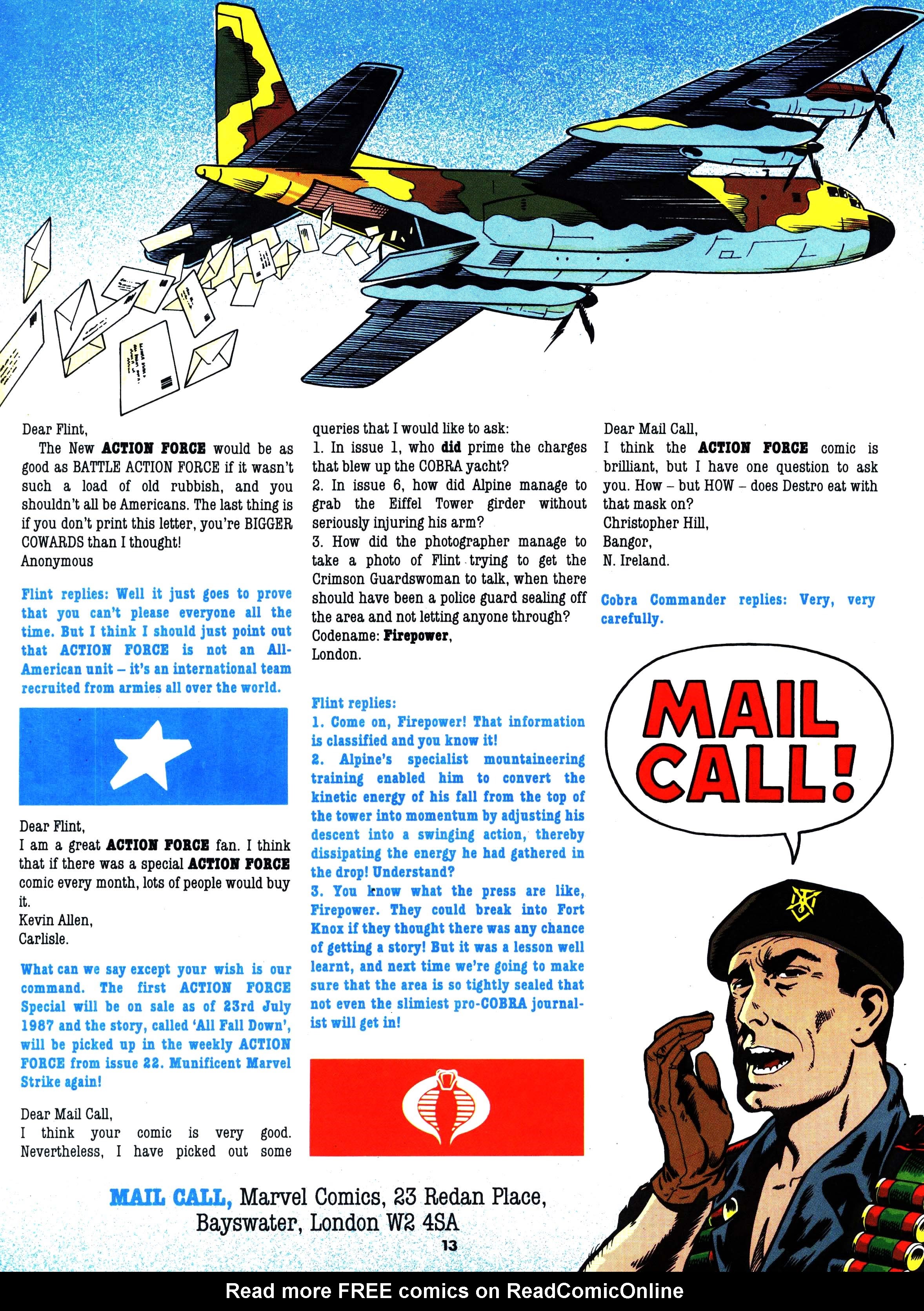 Read online Action Force comic -  Issue #17 - 13