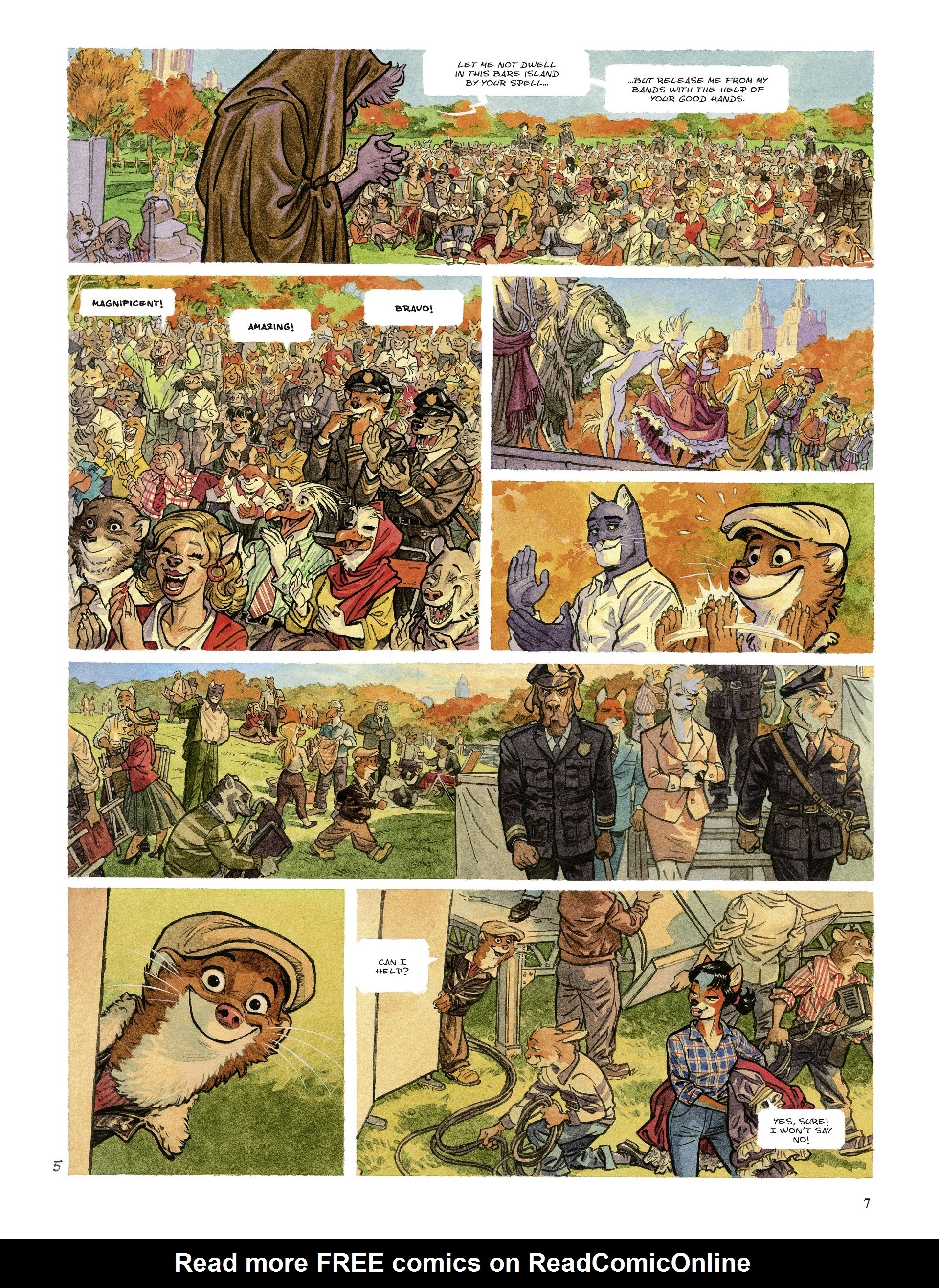 Read online Blacksad: They All Fall Down comic -  Issue #1 - 7