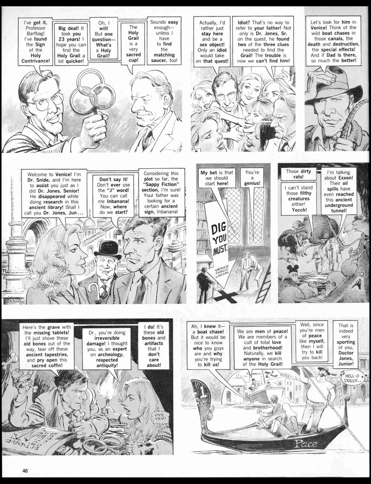 Read online MAD comic -  Issue #291 - 48