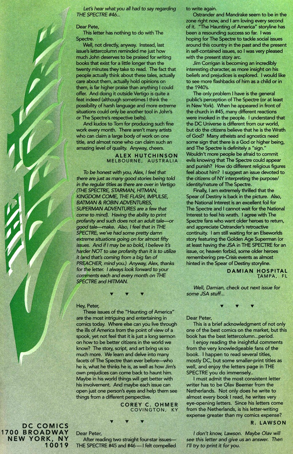 Read online The Spectre (1992) comic -  Issue #53 - 24
