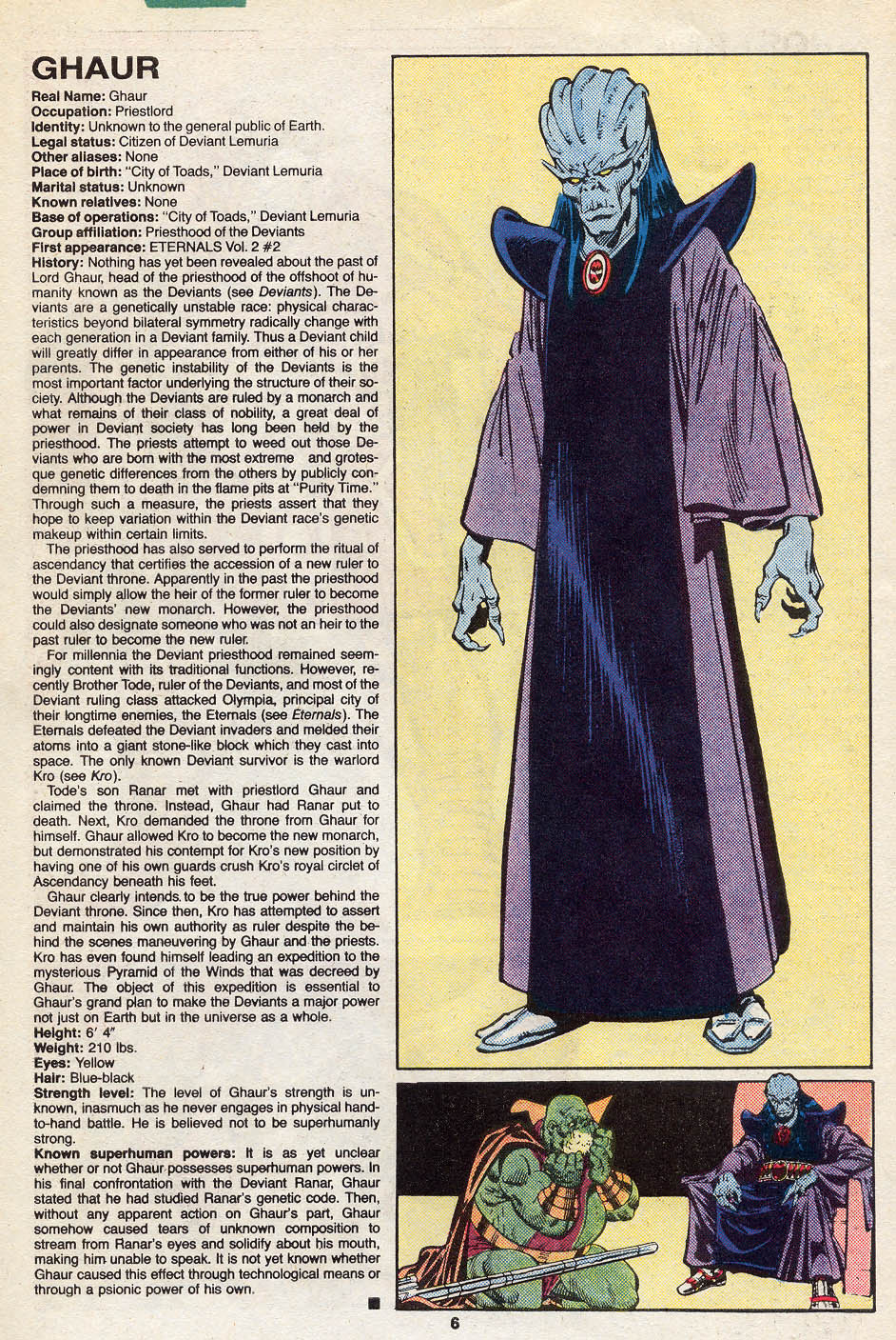 Read online The Official Handbook of the Marvel Universe Deluxe Edition comic -  Issue #5 - 8