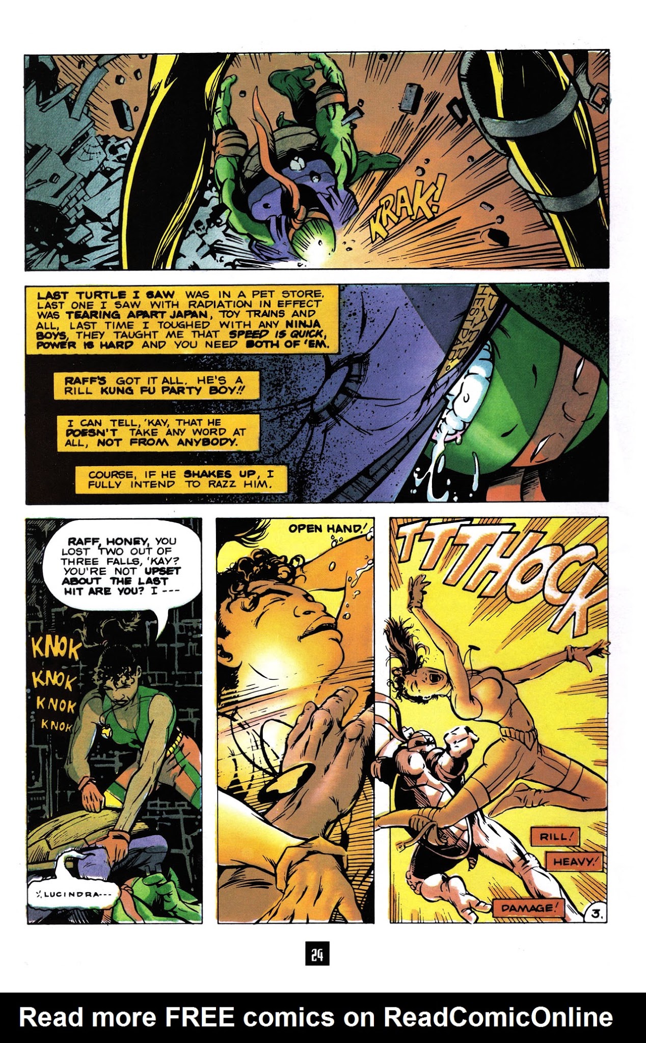 Read online Turtle Soup (1991) comic -  Issue #1 - 26