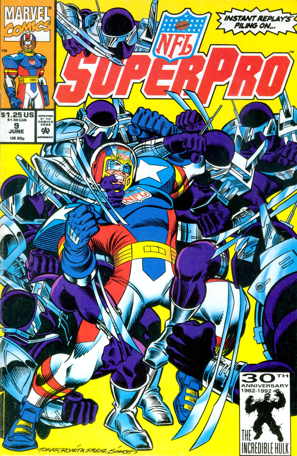 Read online NFL SuperPro comic -  Issue #9 - 1