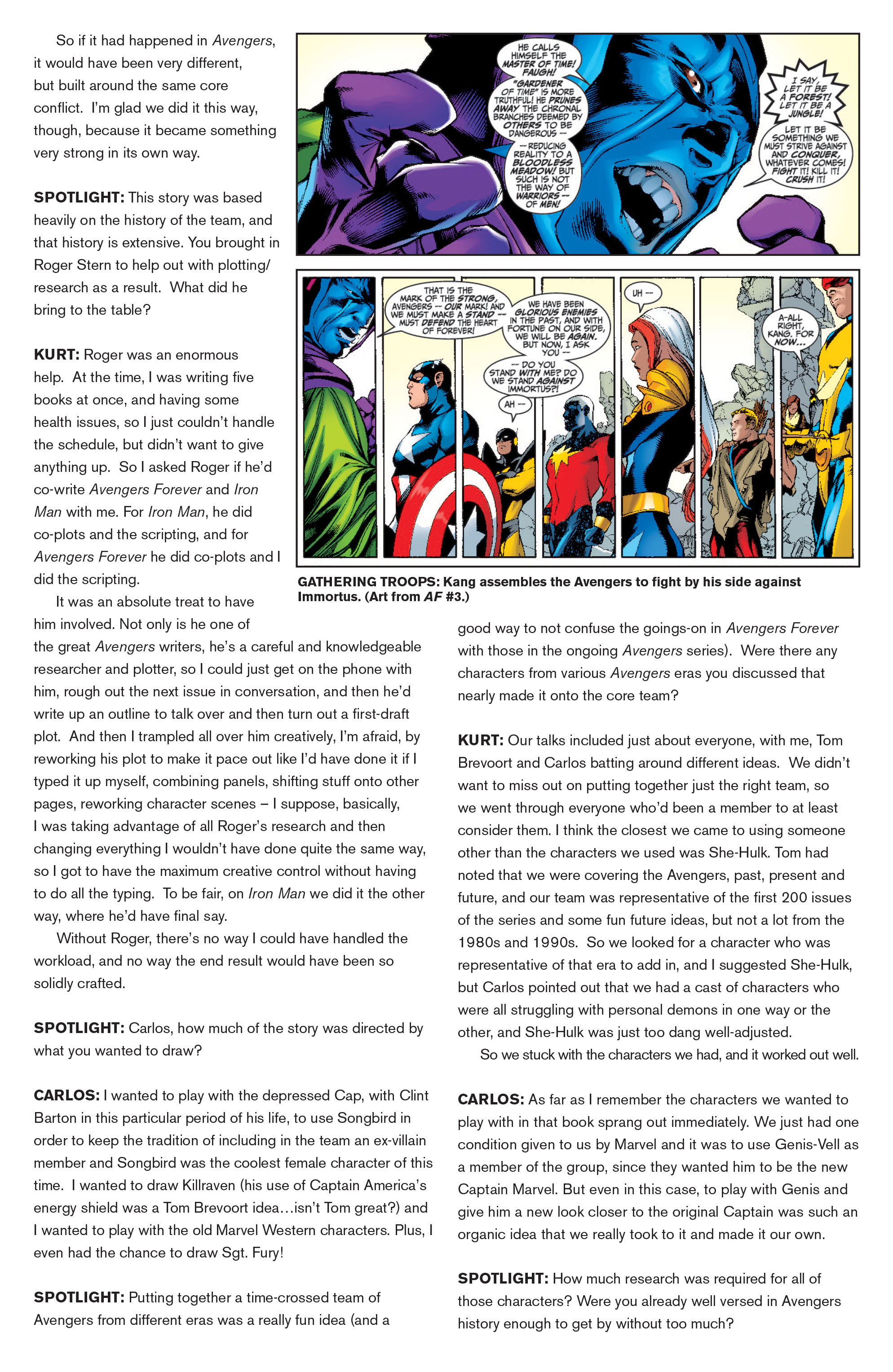 Read online Avengers: Spotlight comic -  Issue # Full - 50