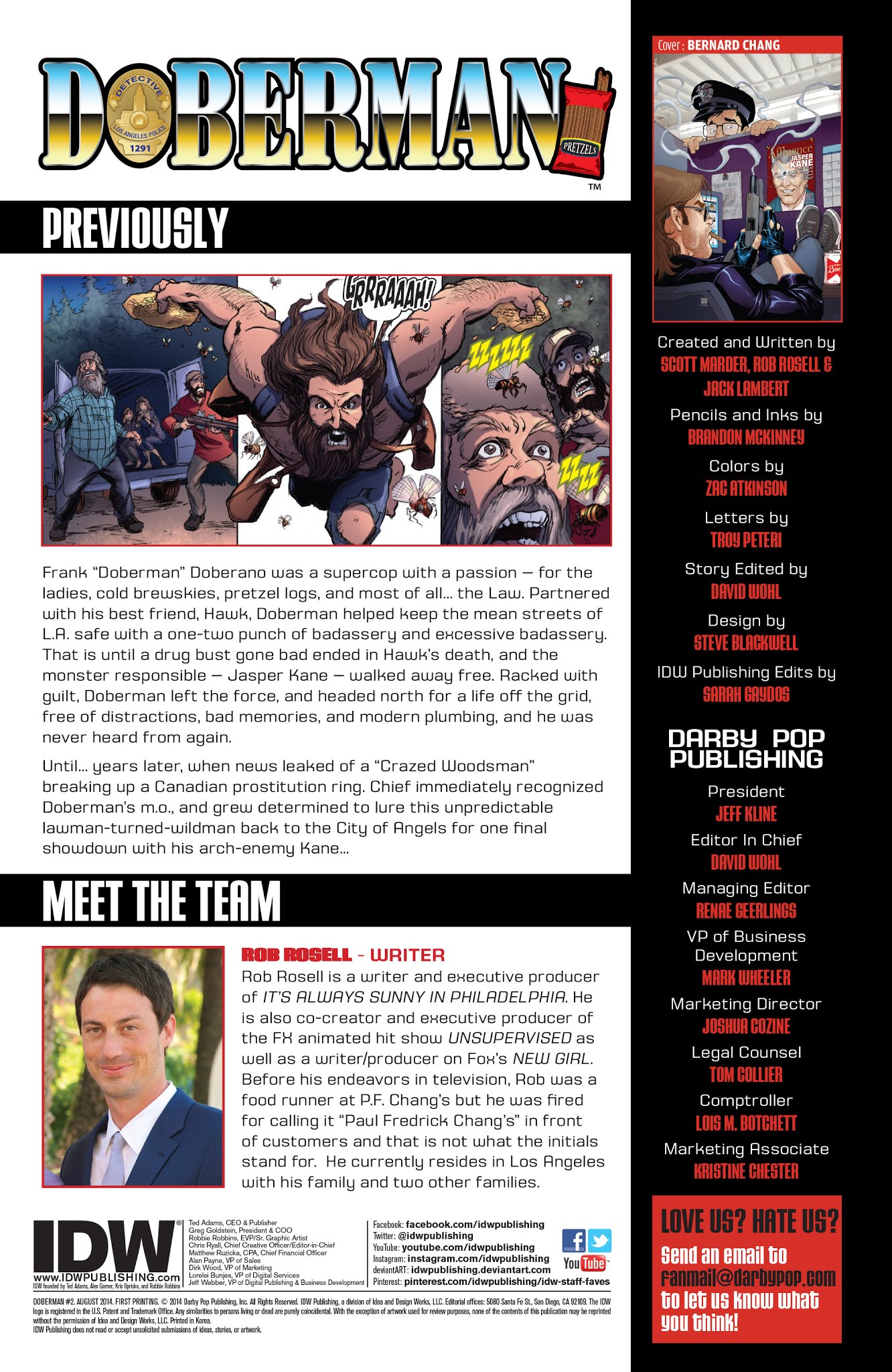 Read online Doberman comic -  Issue #2 - 2