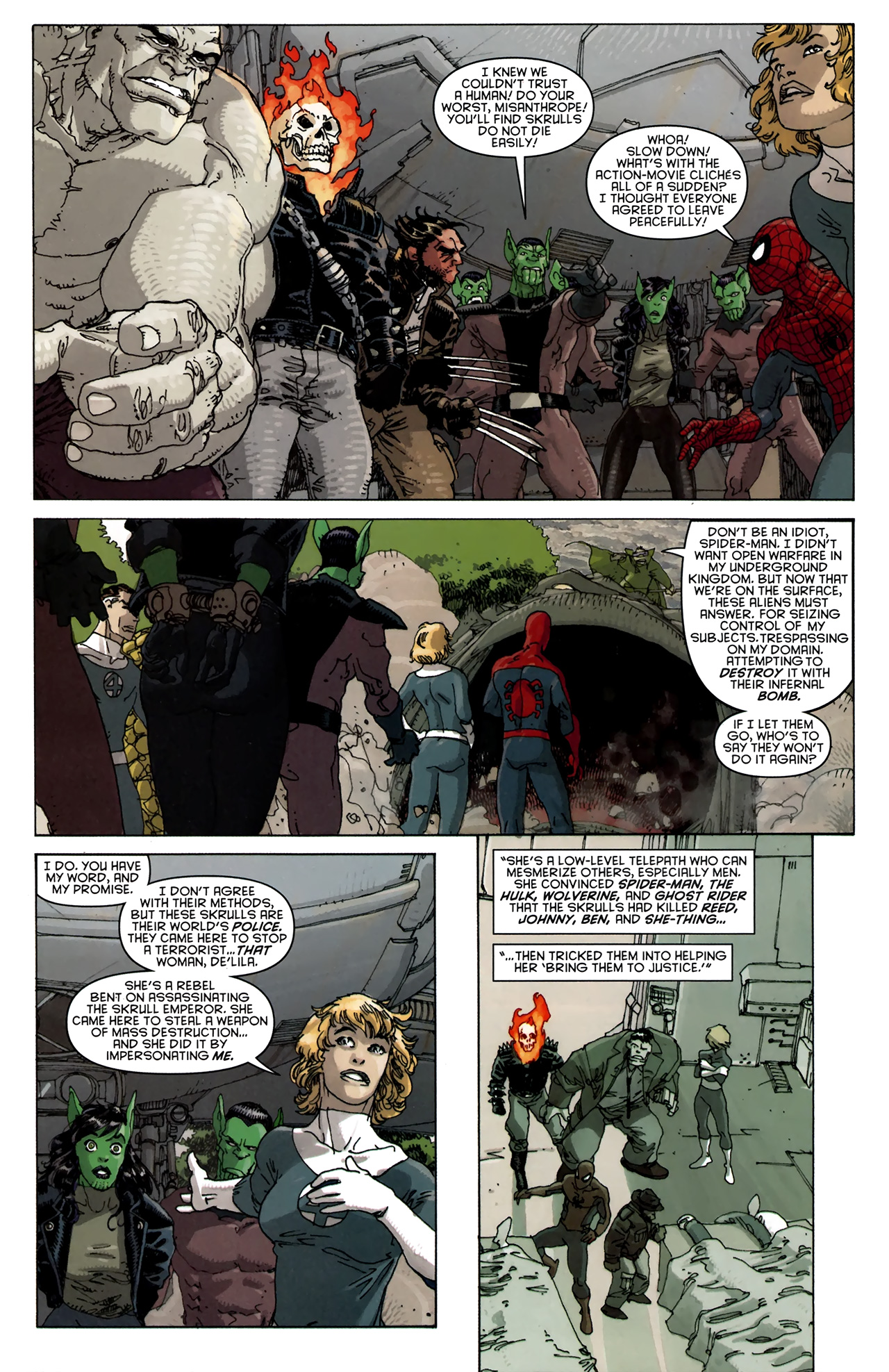 Read online Spider-Man/Fantastic Four comic -  Issue #3 - 4