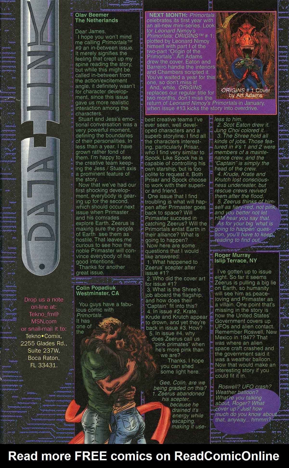 Read online Leonard Nimoy's Primortals (1995) comic -  Issue #12 - 29