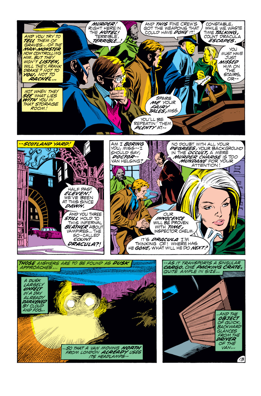Read online Tomb of Dracula (1972) comic -  Issue #3 - 14