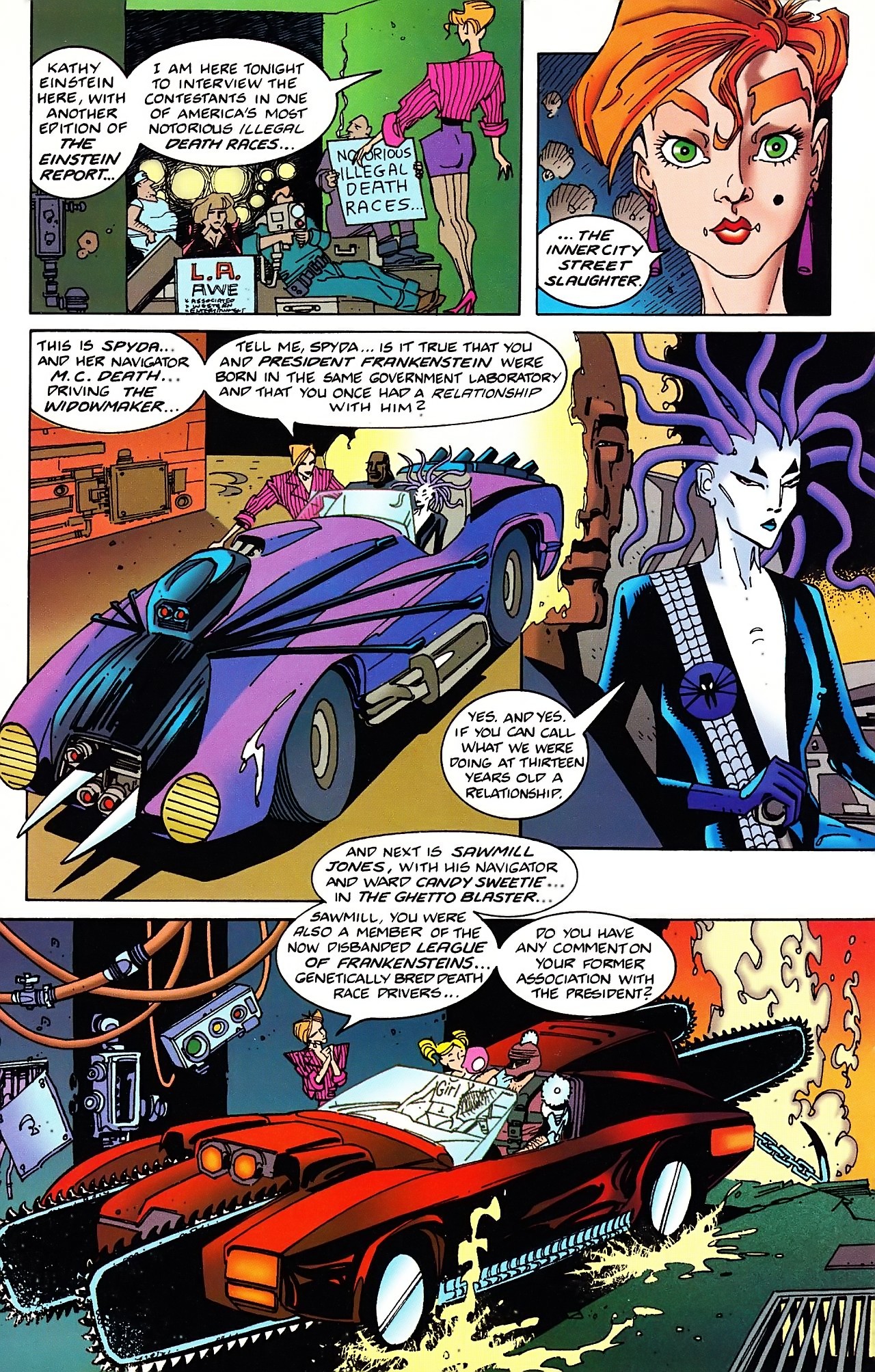 Read online Death Race 2020 comic -  Issue #1 - 14