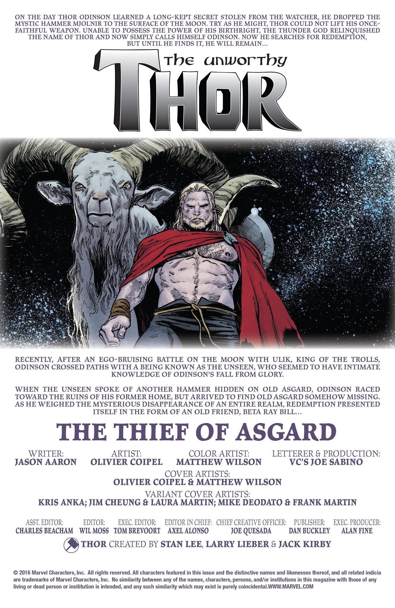 Read online The Unworthy Thor comic -  Issue # _TPB - 26