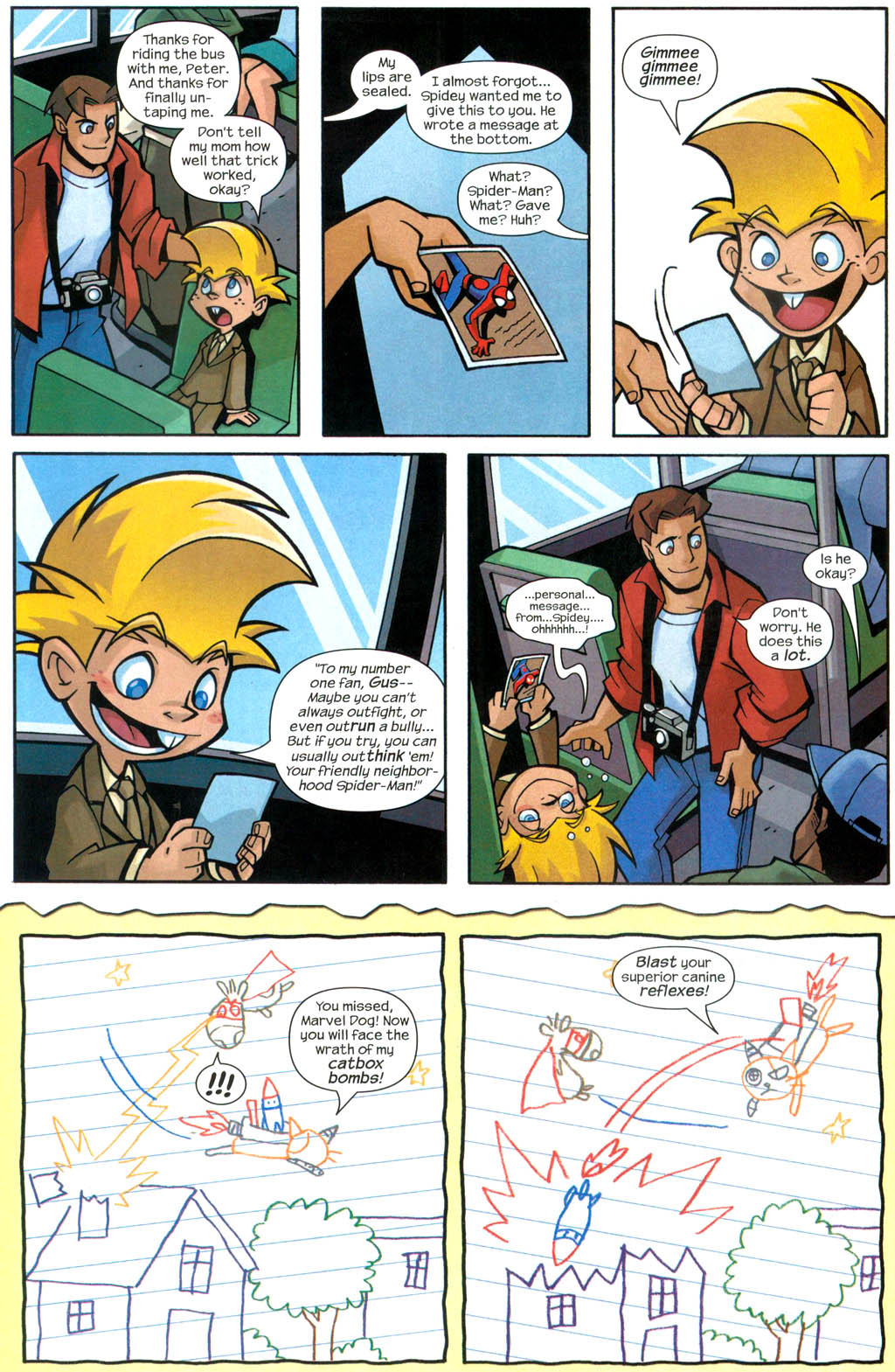 Read online Marvelous Adventures of Gus Beezer comic -  Issue # Gus Beezer and Spider-Man - 20