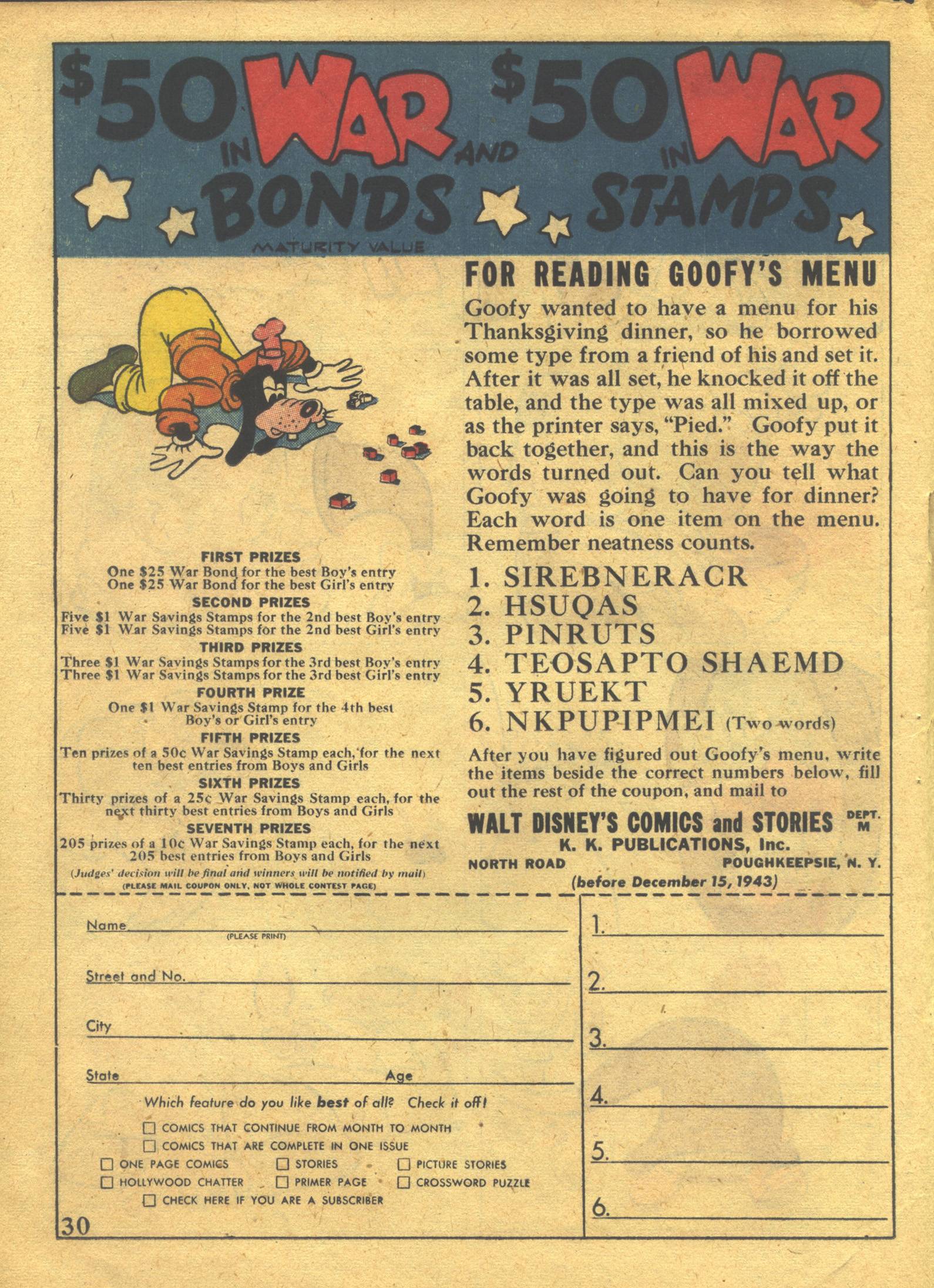 Read online Walt Disney's Comics and Stories comic -  Issue #39 - 32