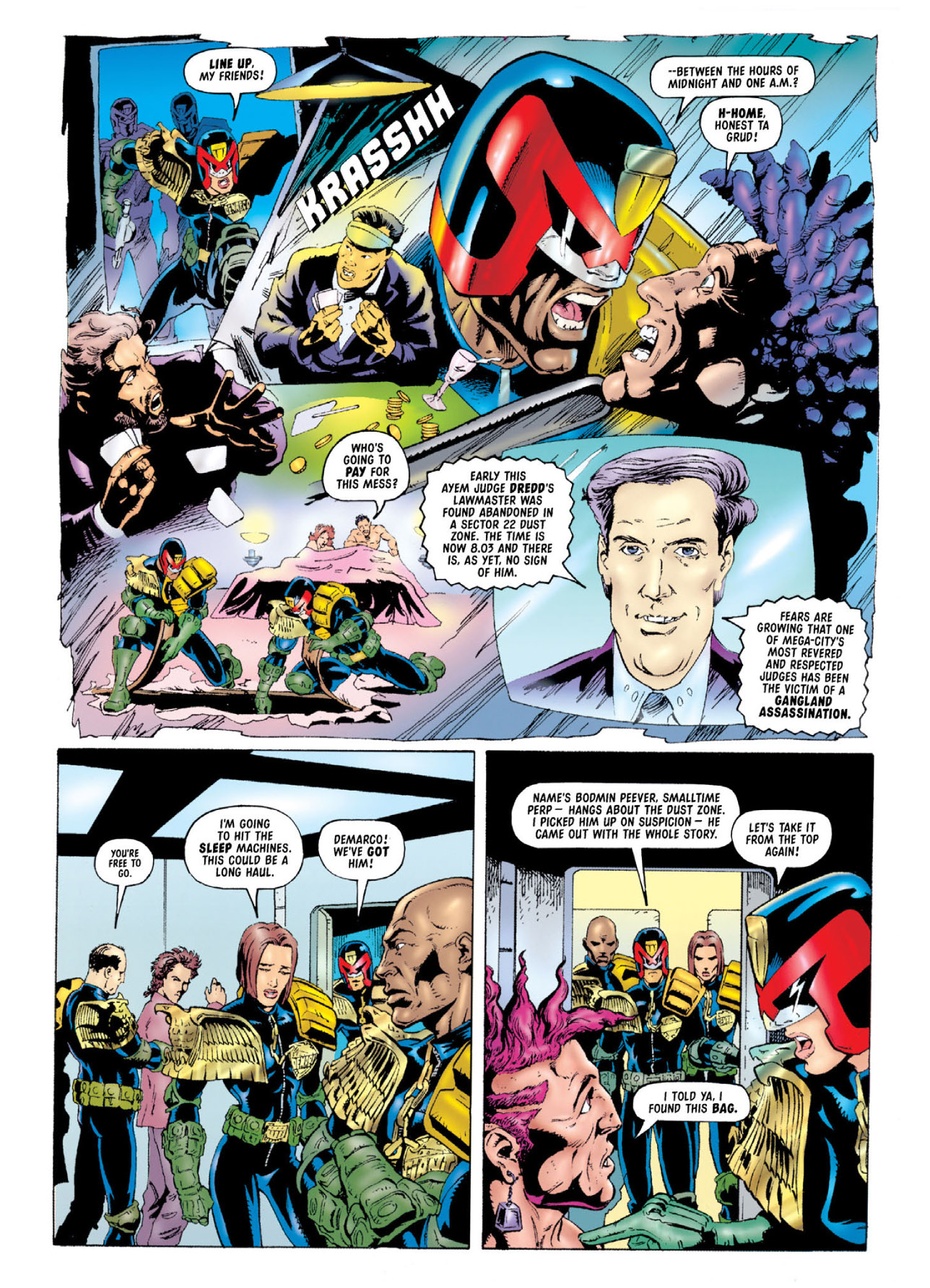 Read online Judge Dredd: The Complete Case Files comic -  Issue # TPB 27 - 186