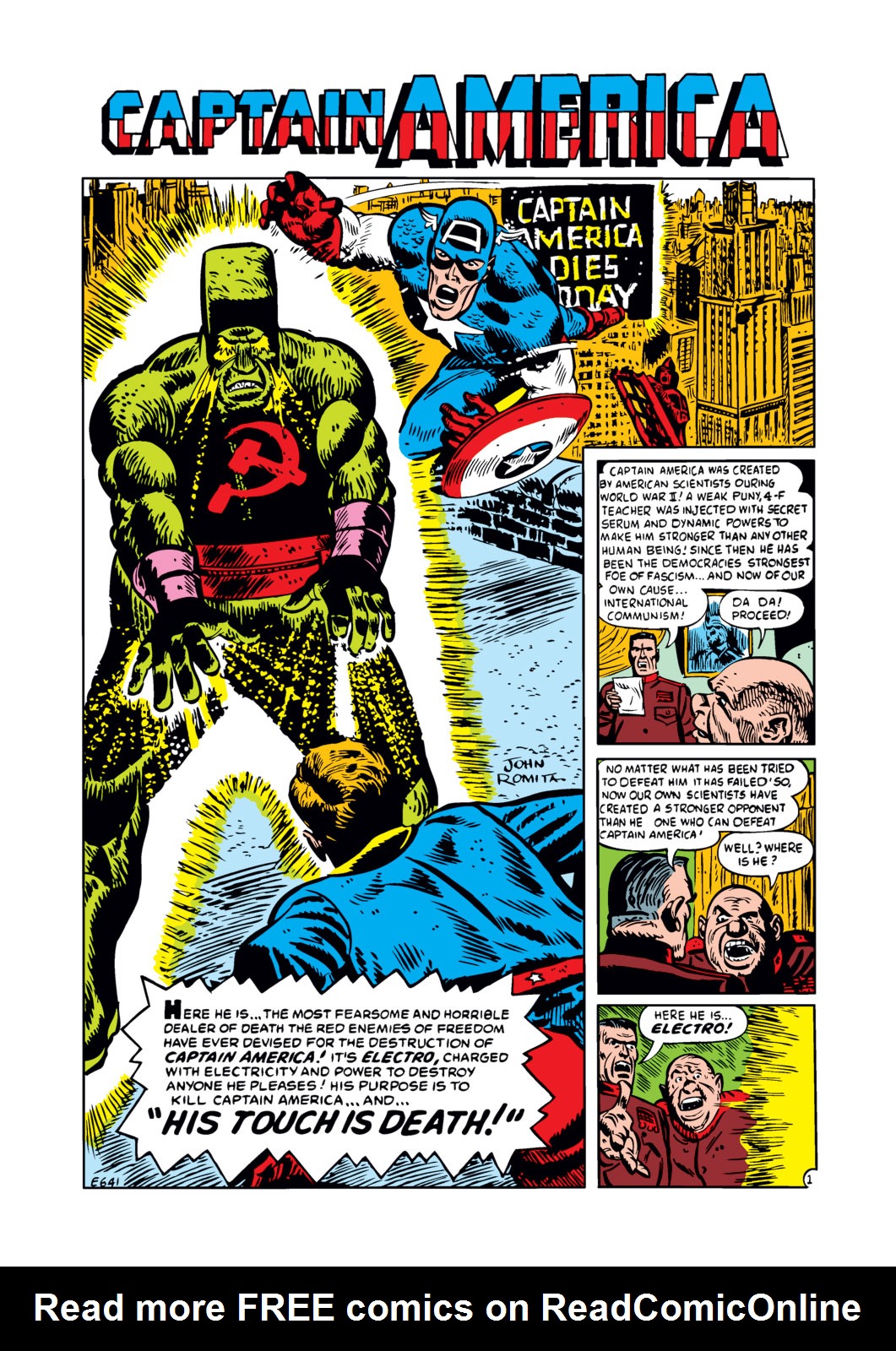 Captain America Comics 78 Page 1