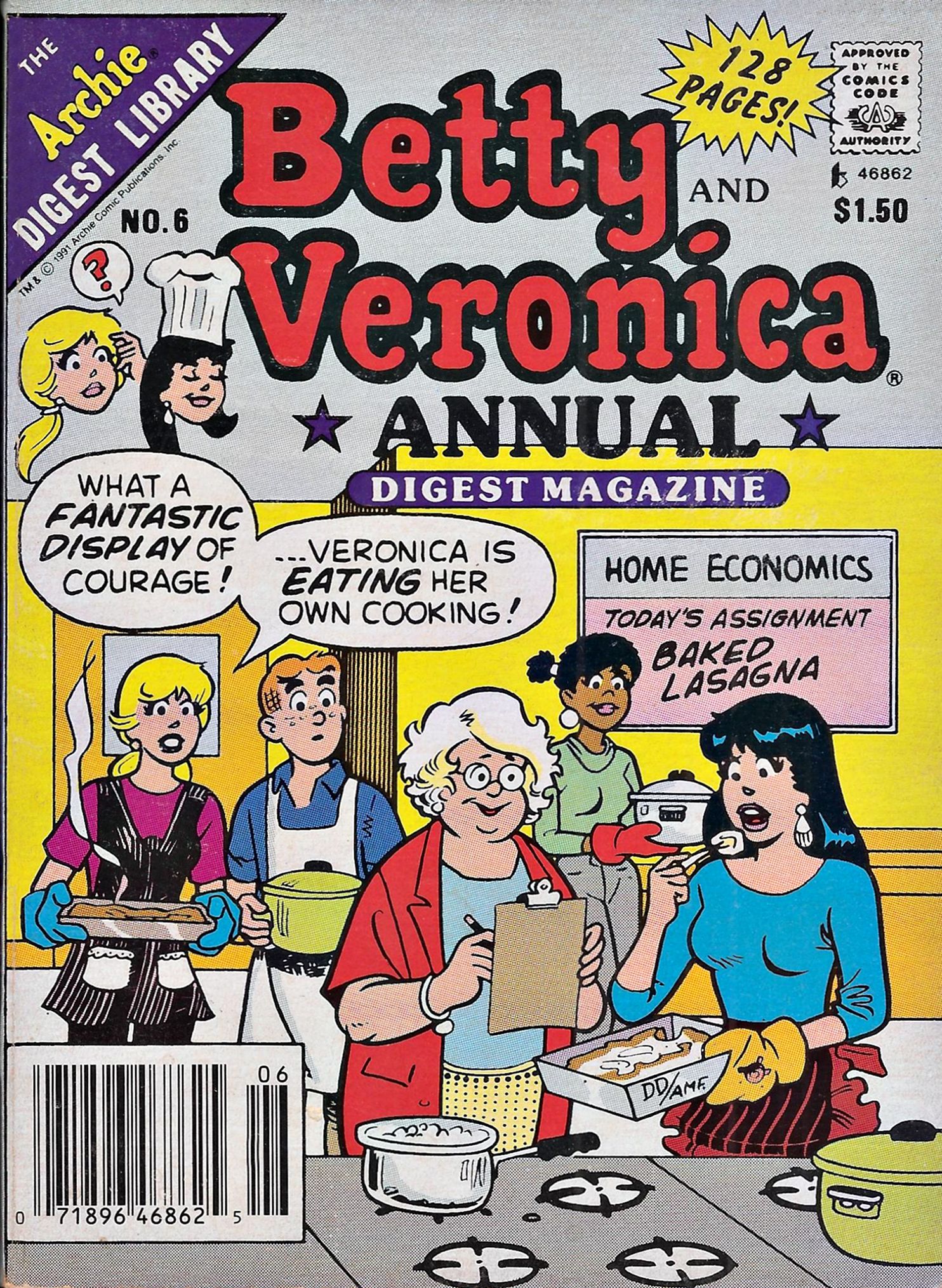 Read online Betty and Veronica Annual Digest Magazine comic -  Issue #6 - 1