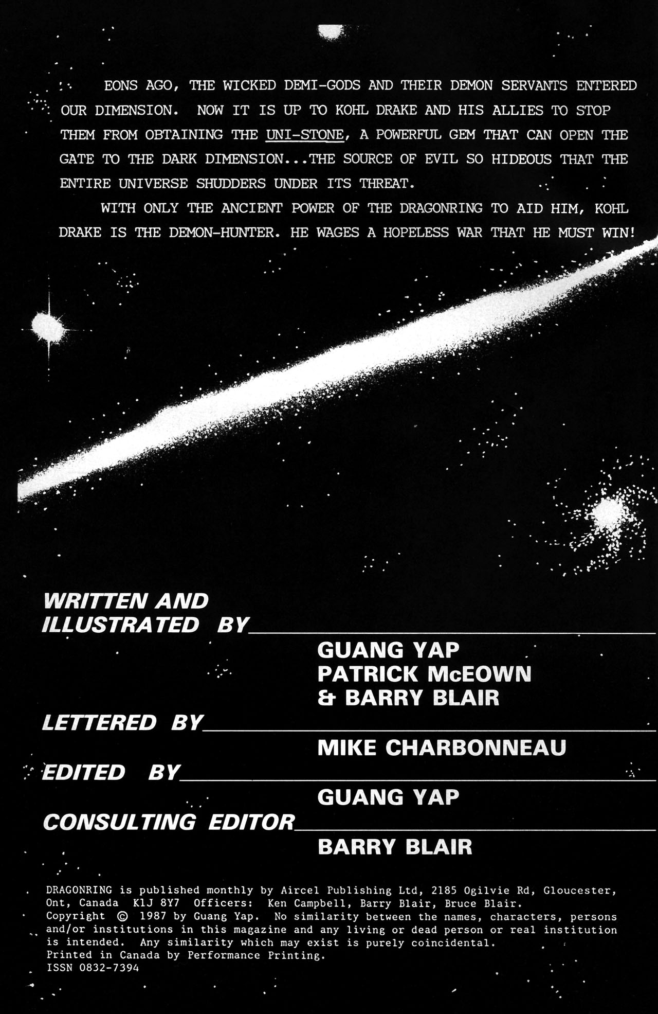 Read online Dragonring (1987) comic -  Issue #6 - 2