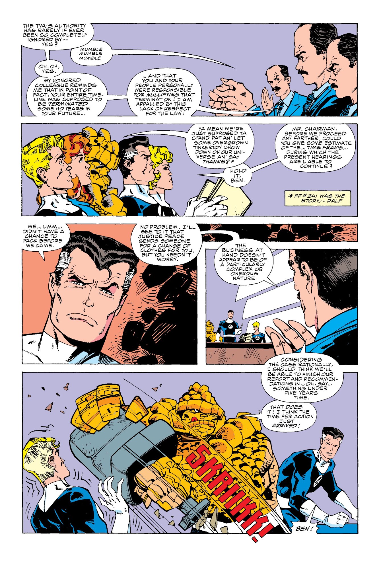 Read online Fantastic Four Visionaries: Walter Simonson comic -  Issue # TPB 3 (Part 2) - 42