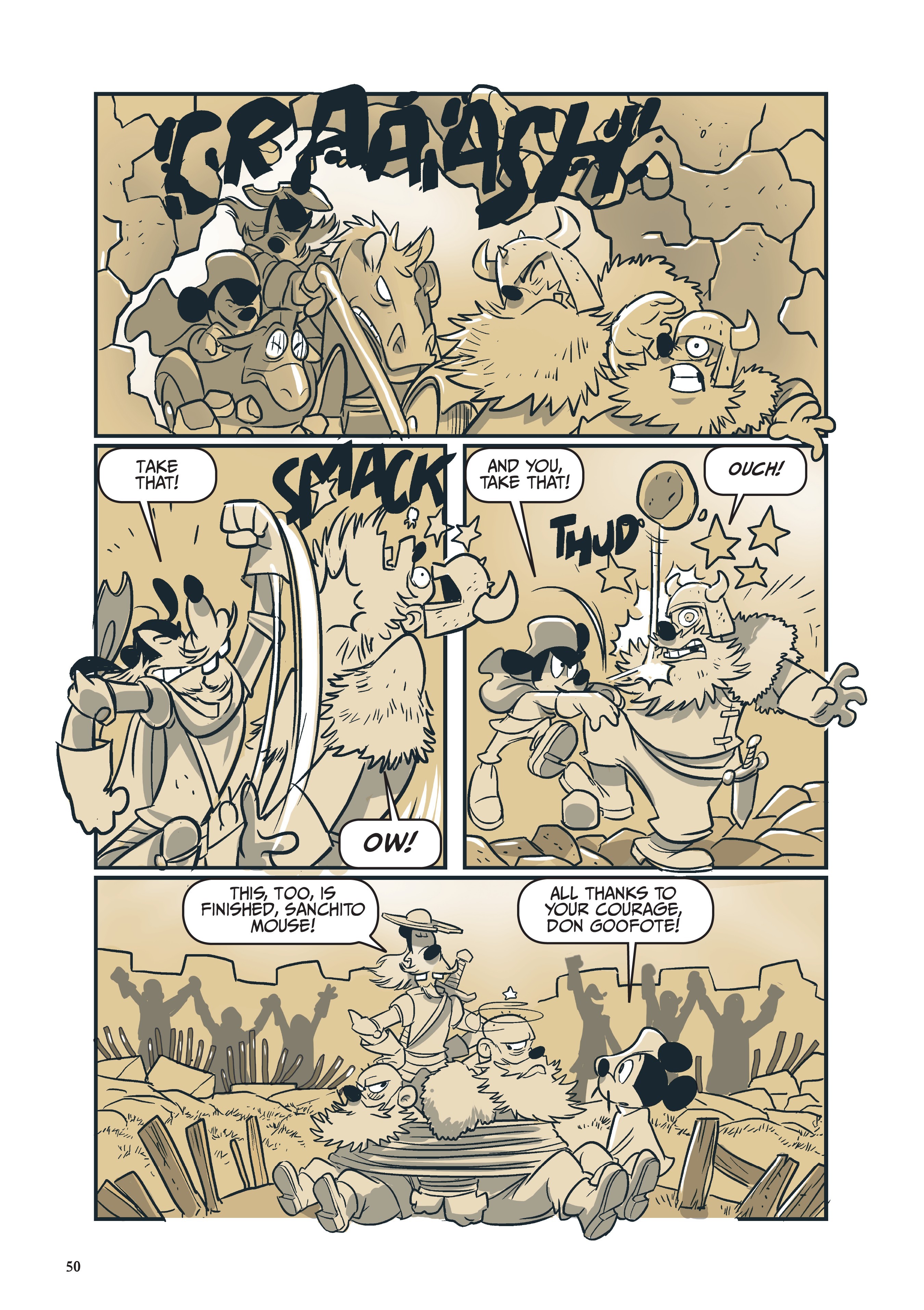 Read online Disney Don Quixote, Starring Goofy and Mickey Mouse comic -  Issue # TPB - 51