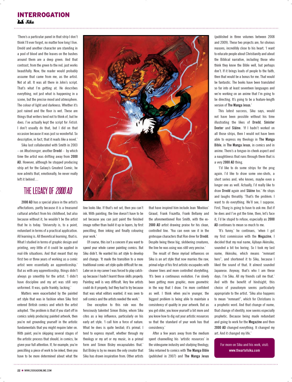Read online Judge Dredd Megazine (Vol. 5) comic -  Issue #299 - 22