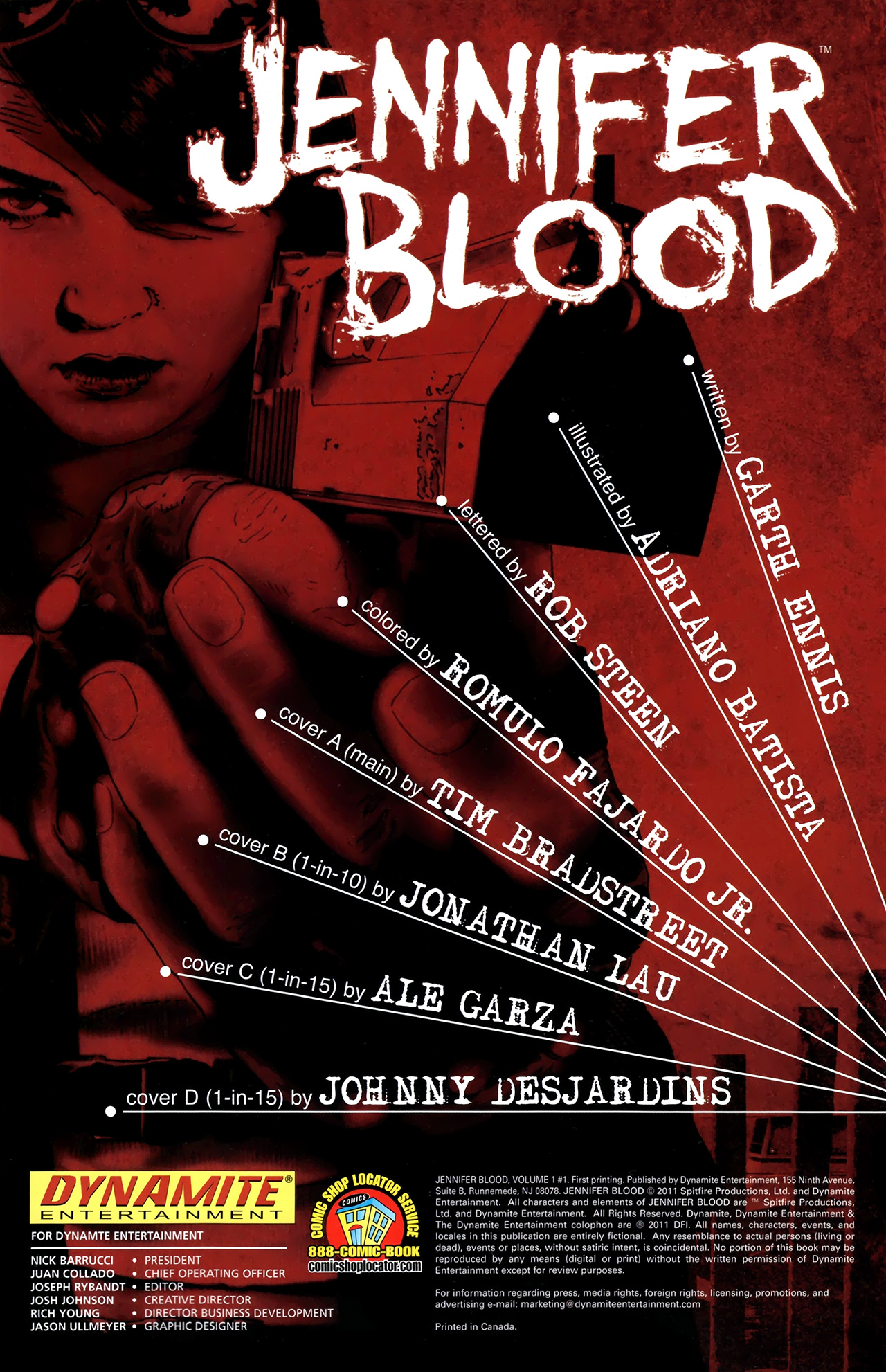 Read online Jennifer Blood comic -  Issue #1 - 4