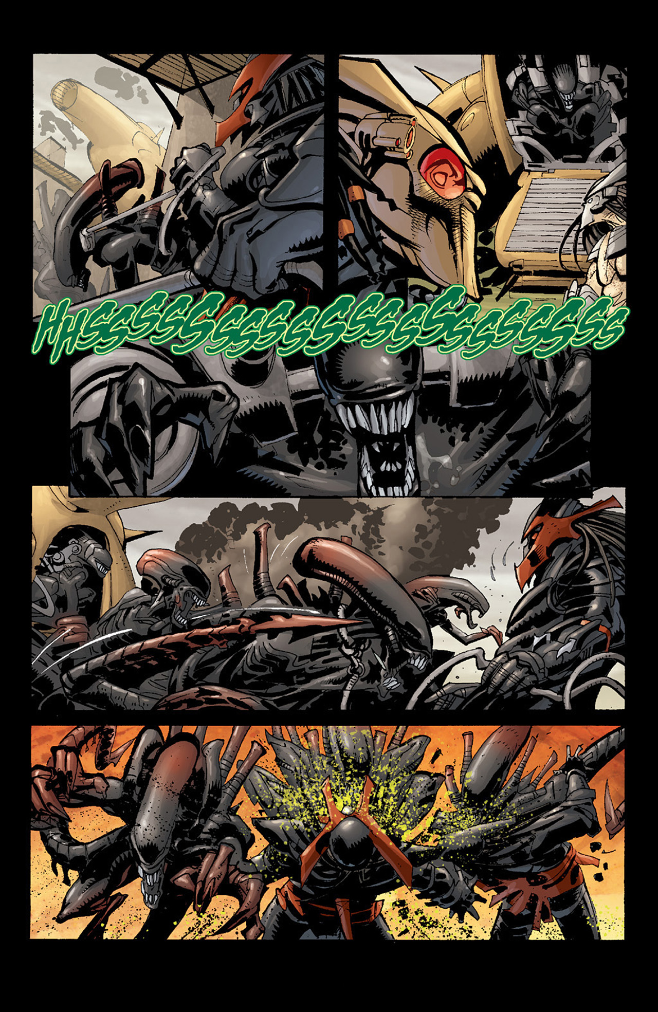 Read online Aliens vs. Predator: Three World War comic -  Issue #6 - 13